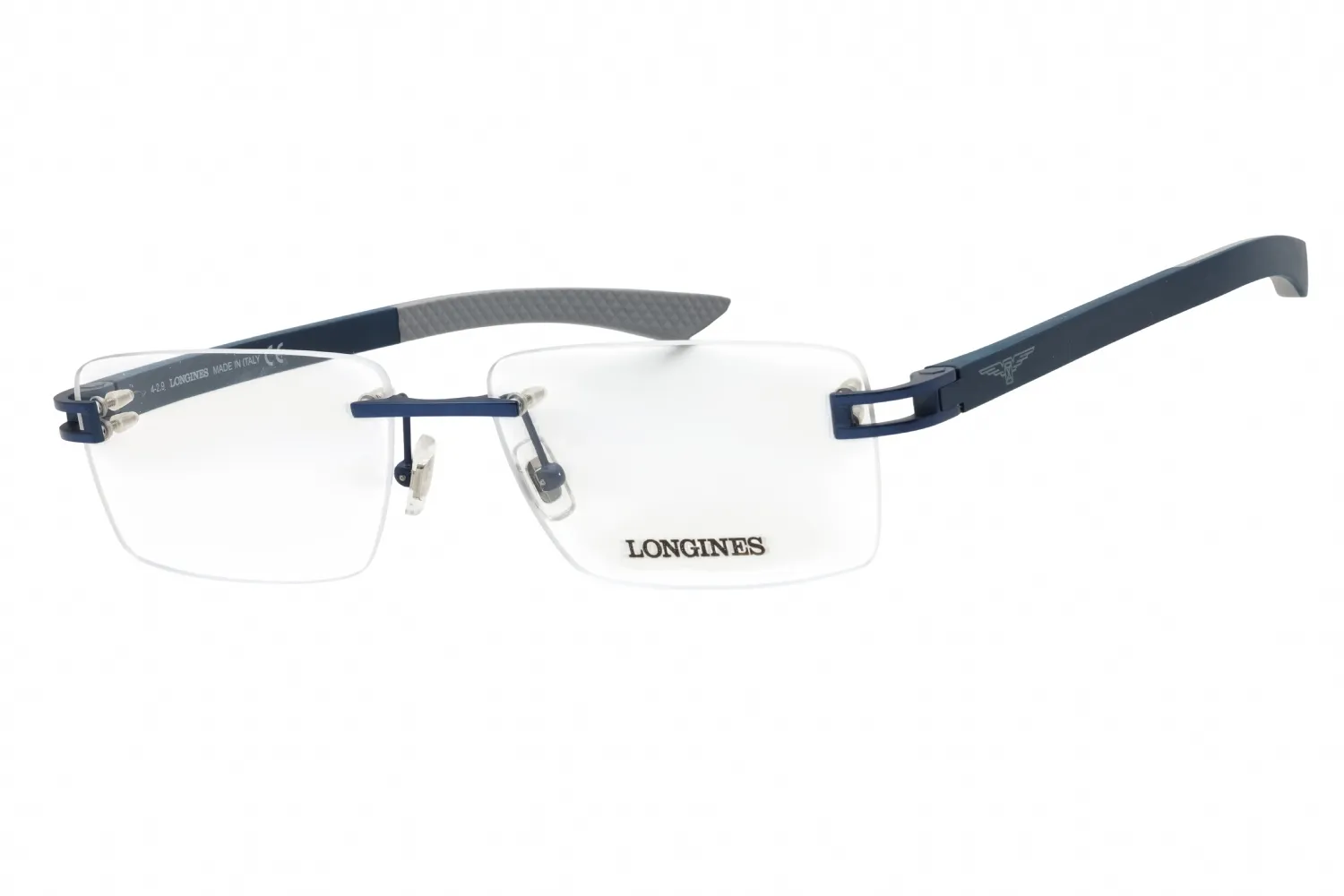 Longines LG5006-H 090 Eyeglasses Shiny Blue 55mm Men