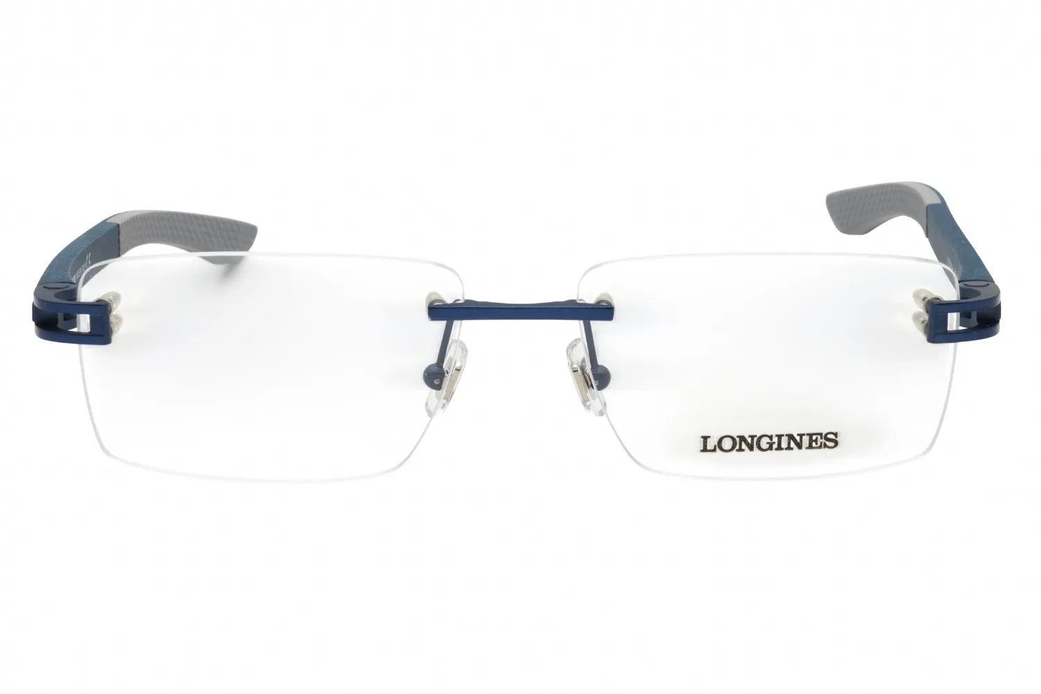 Longines LG5006-H 090 Eyeglasses Shiny Blue 55mm Men 2