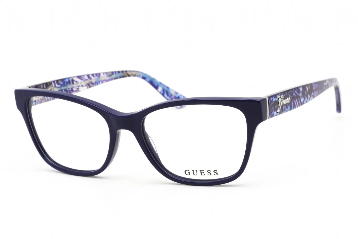 Guess GU2781 090 Eyeglasses Shiny Blue 52mm Women