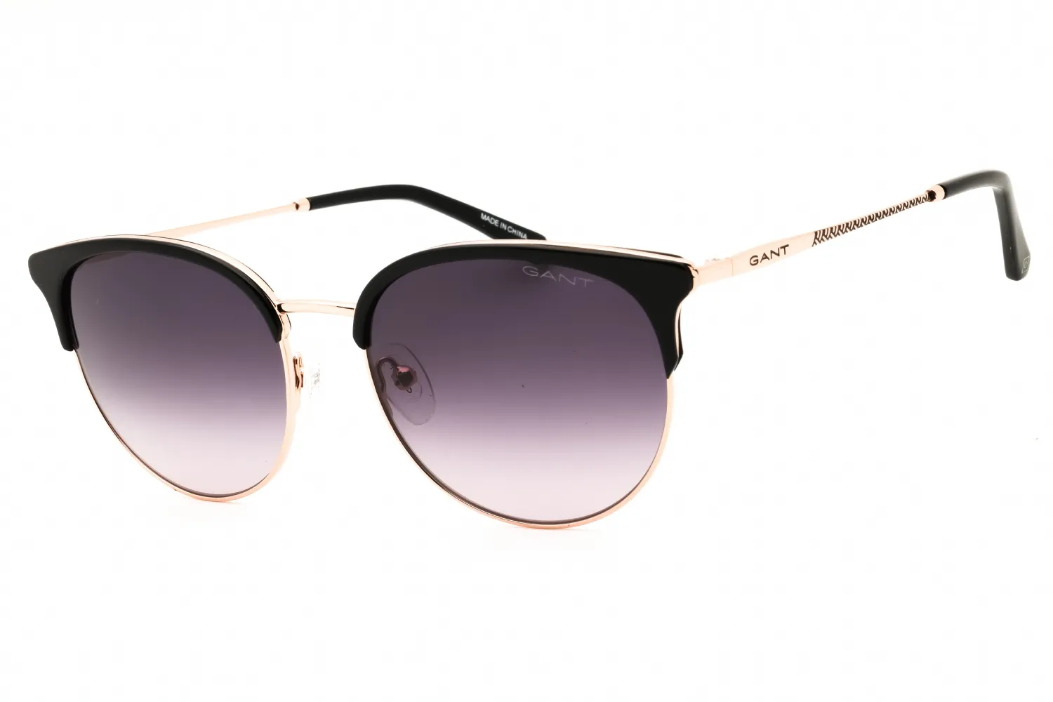 Gant GA8075 01B Sunglasses Shiny Black 55mm Women