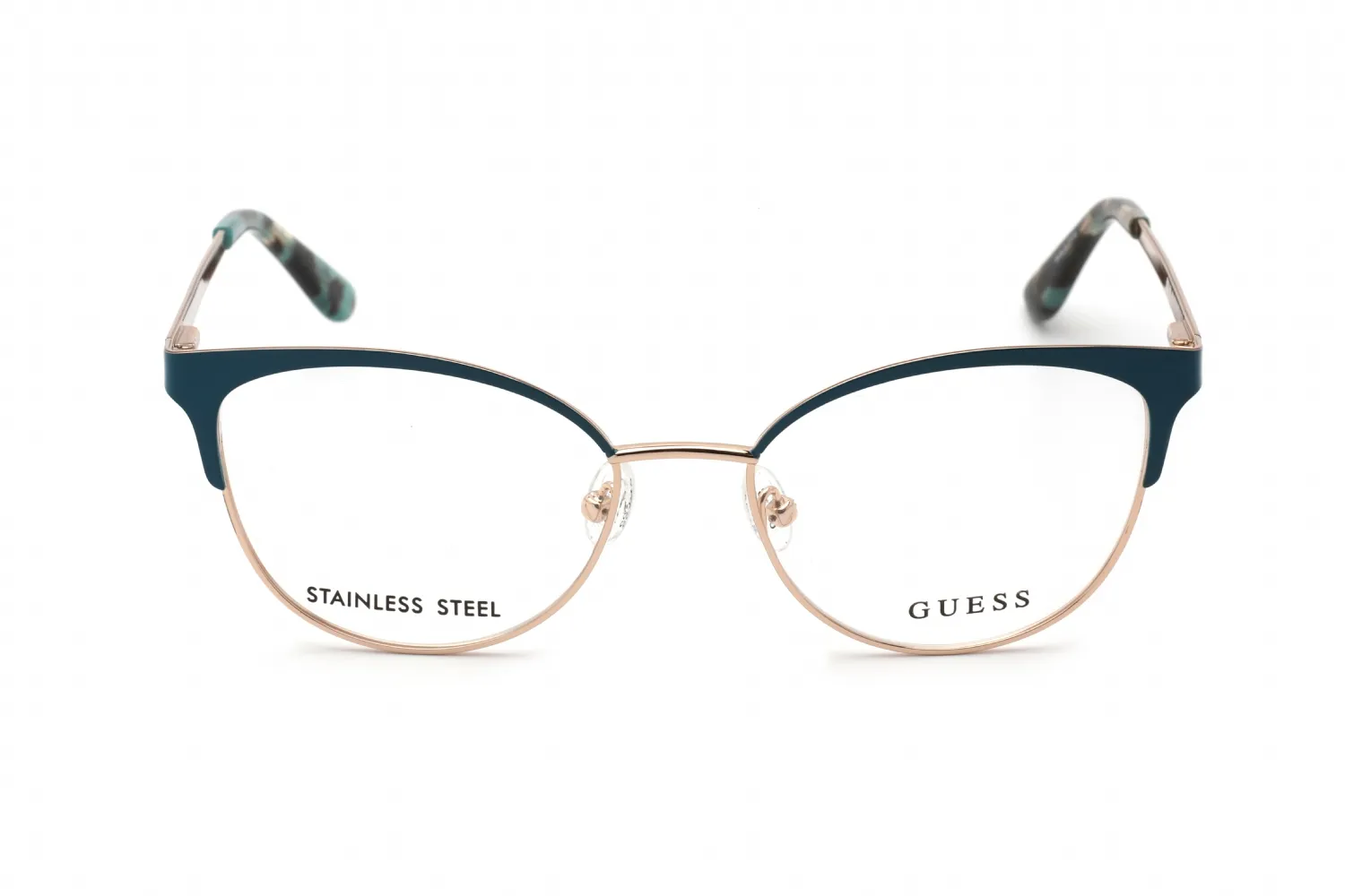 Guess GU2796 087 Eyeglasses Shiny Turquoise 52mm Women 2