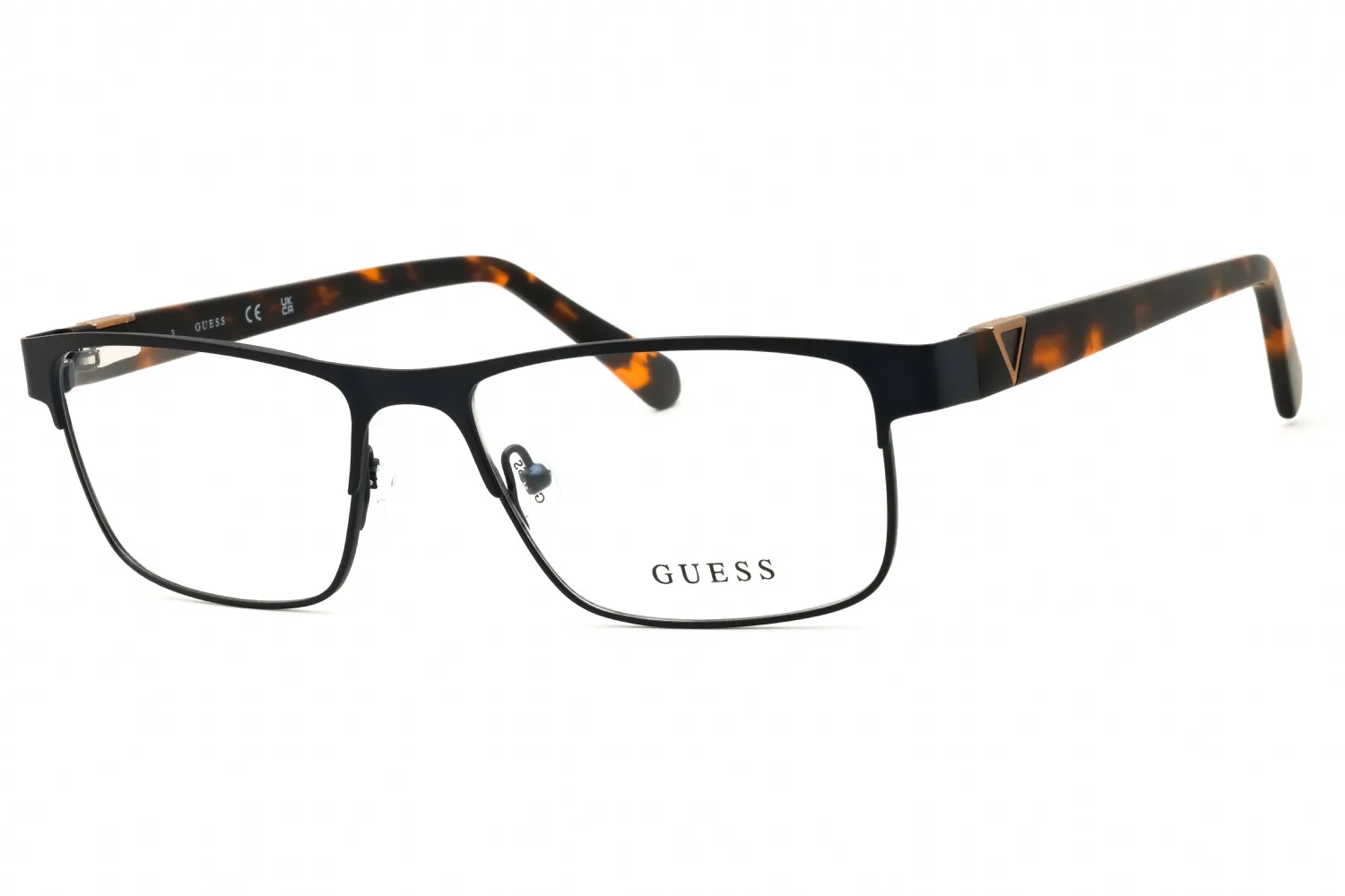 Guess GU50003 091 Eyeglasses Matte Blue 55mm Men