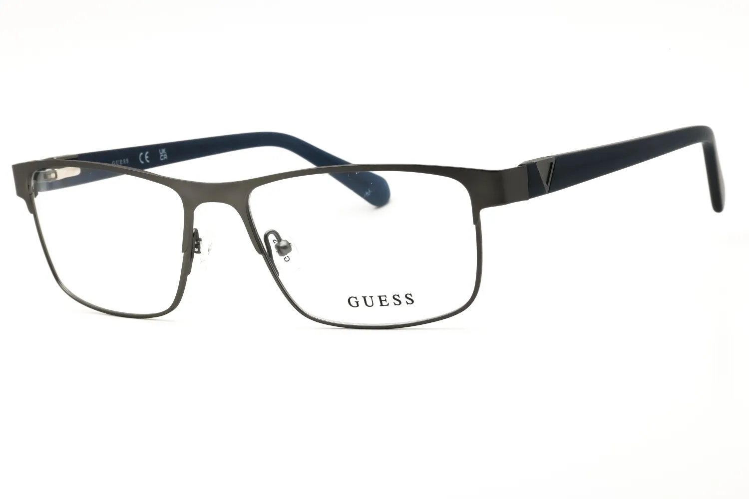 Guess GU50003 009 Eyeglasses Matte Gunmetal 57mm Men