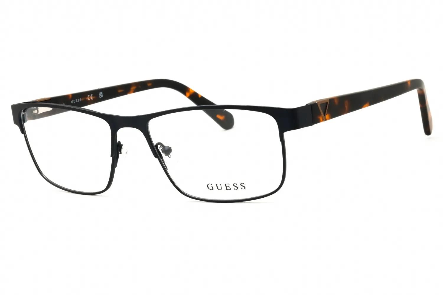 Guess GU50003 091 Eyeglasses Matte Blue 57mm Men