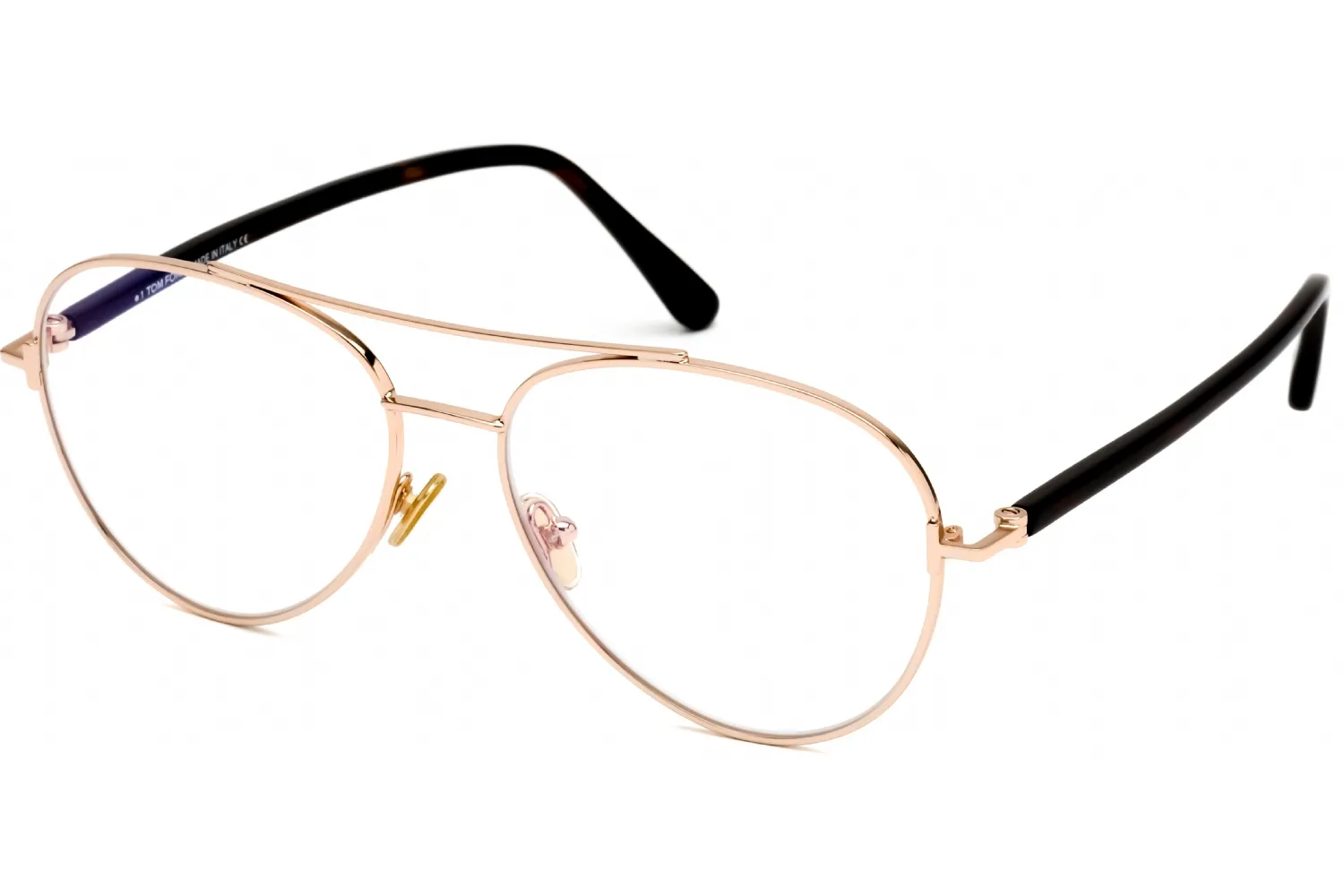 Tom Ford FT5684-B 028 Eyeglasses Shiny Rose Gold 55mm Men