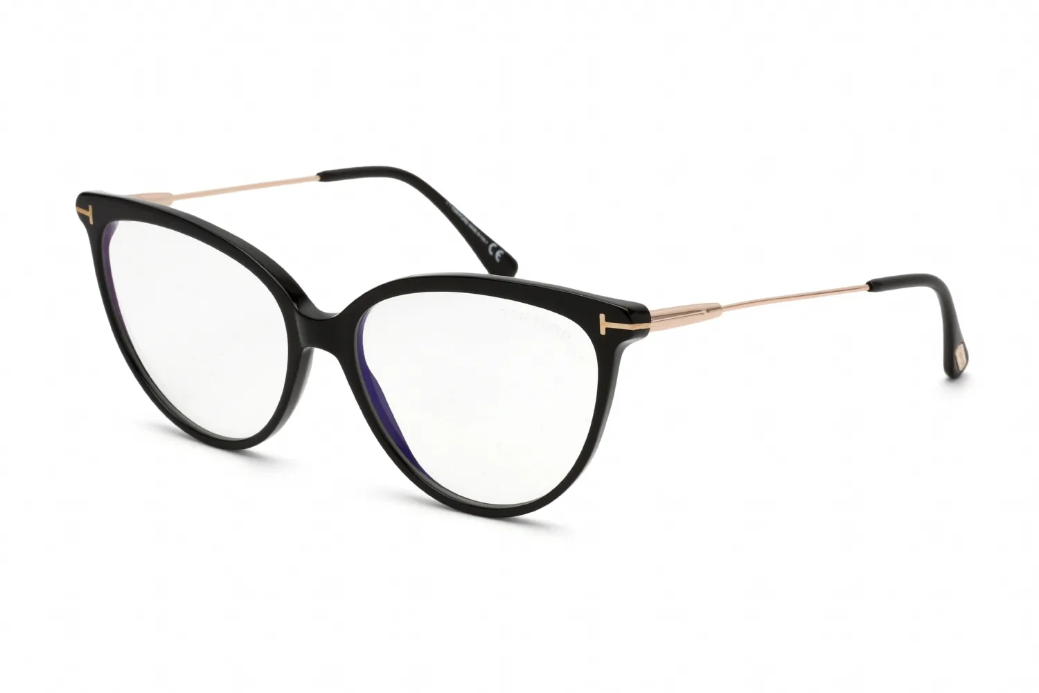 Tom Ford FT5688-B 001 Eyeglasses Shiny Black 55mm Women