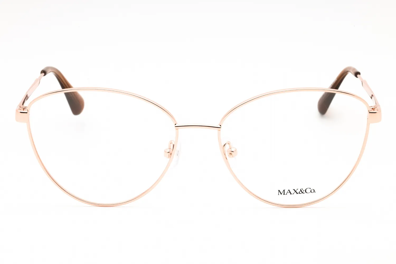 Max & Co MO5006 028 Eyeglasses Shiny Rose Gold 54mm Women 2