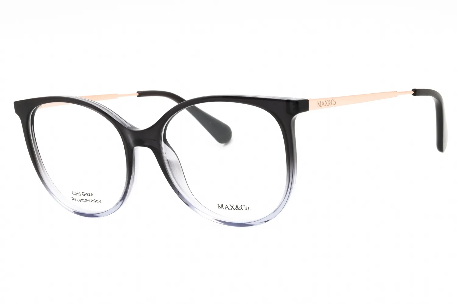 Max & Co MO5008 005 Eyeglasses Black 55mm Women