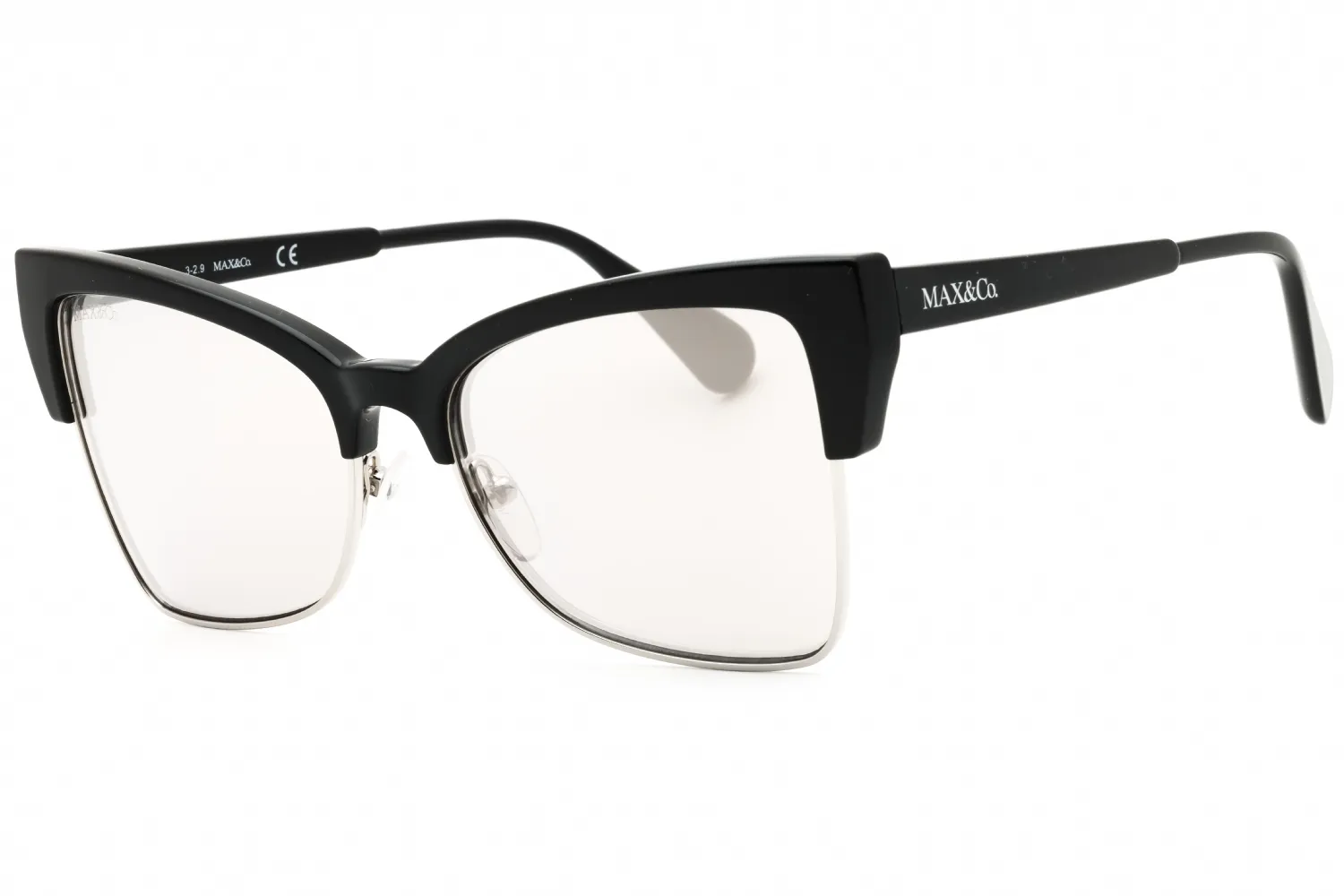 Max & Co MO0004 01C Sunglasses Shiny Black 55mm Women