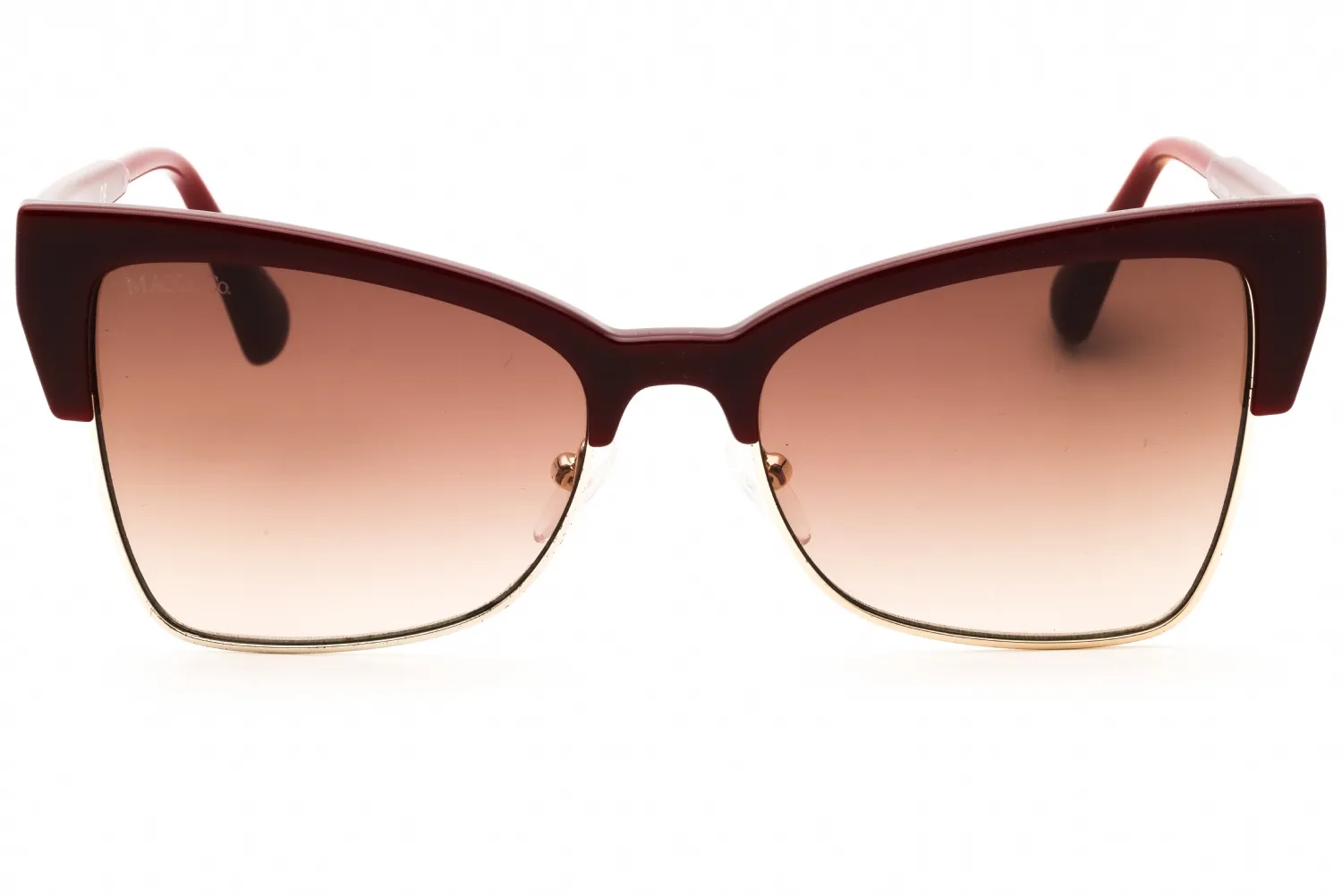 Max & Co MO0004 69F Sunglasses Shiny Bordeaux 55mm Women 2