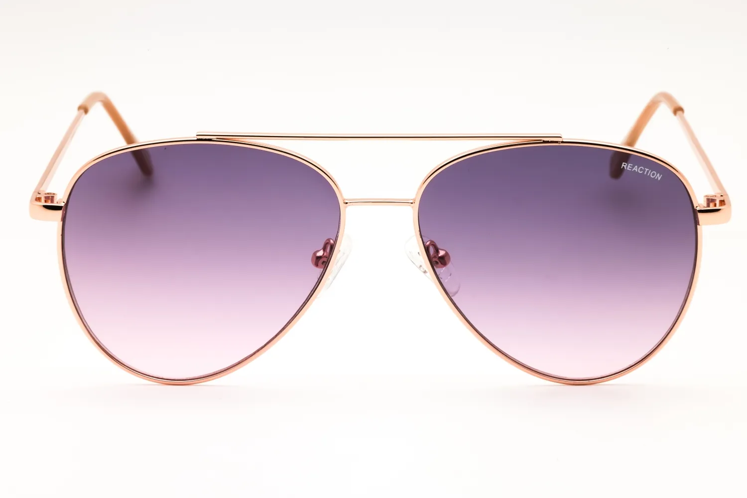 Kenneth Cole Reaction KC1386 28T Sunglasses Shiny Rose Gold 58mm Women 2
