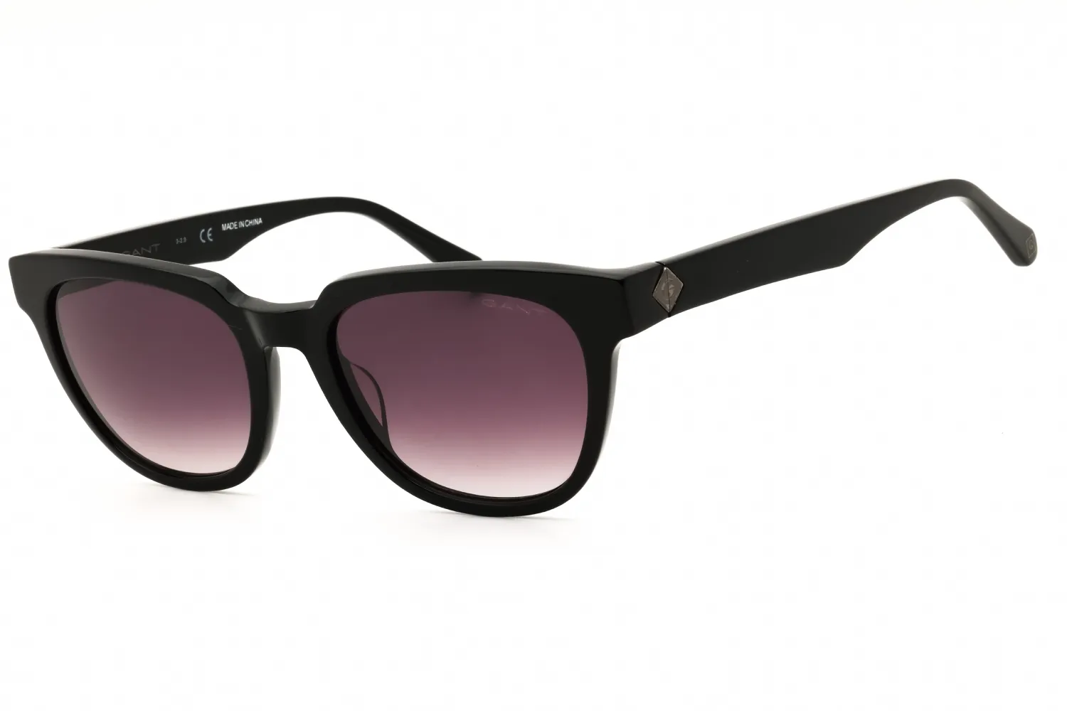Gant GA7192 01B Sunglasses Shiny Black 55mm Men