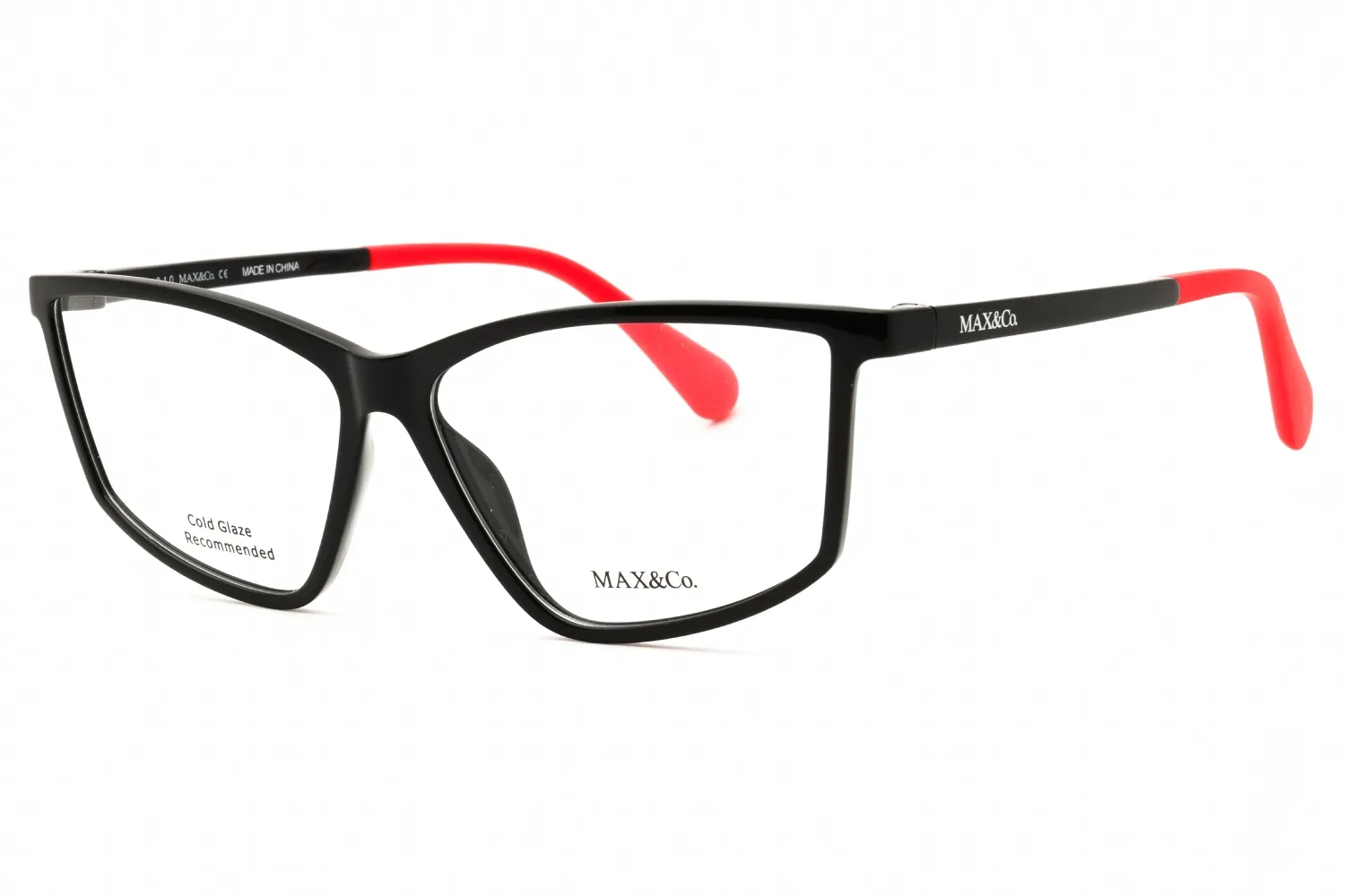 Max & Co MO5013 001 Eyeglasses Shiny Black 57mm Women