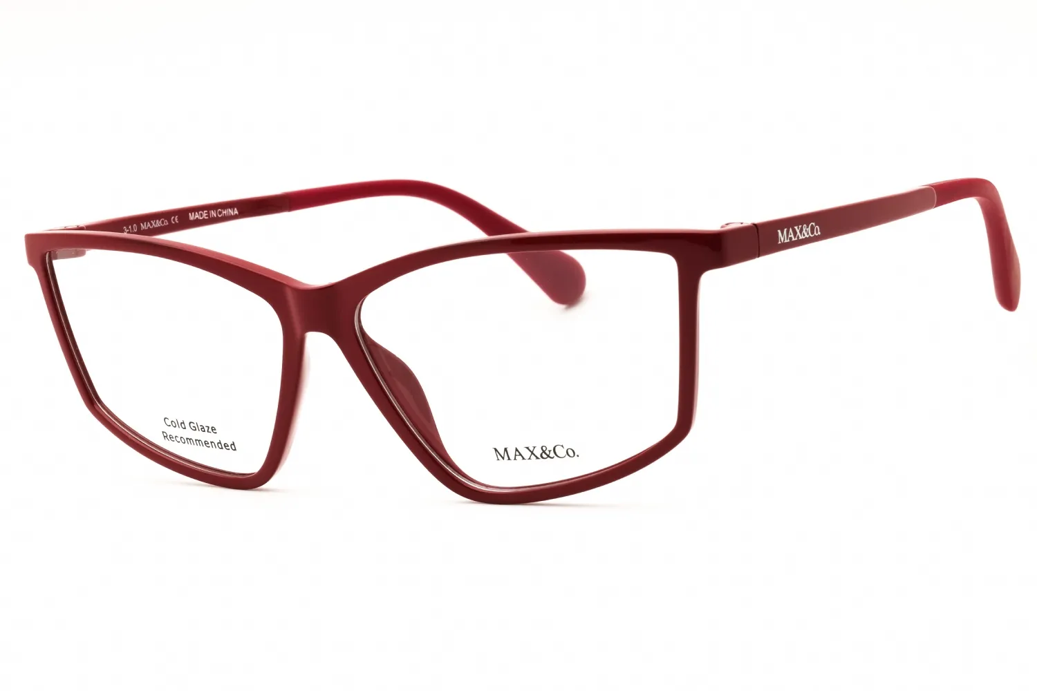 Max & Co MO5013 066 Eyeglasses Shiny Red 57mm Women