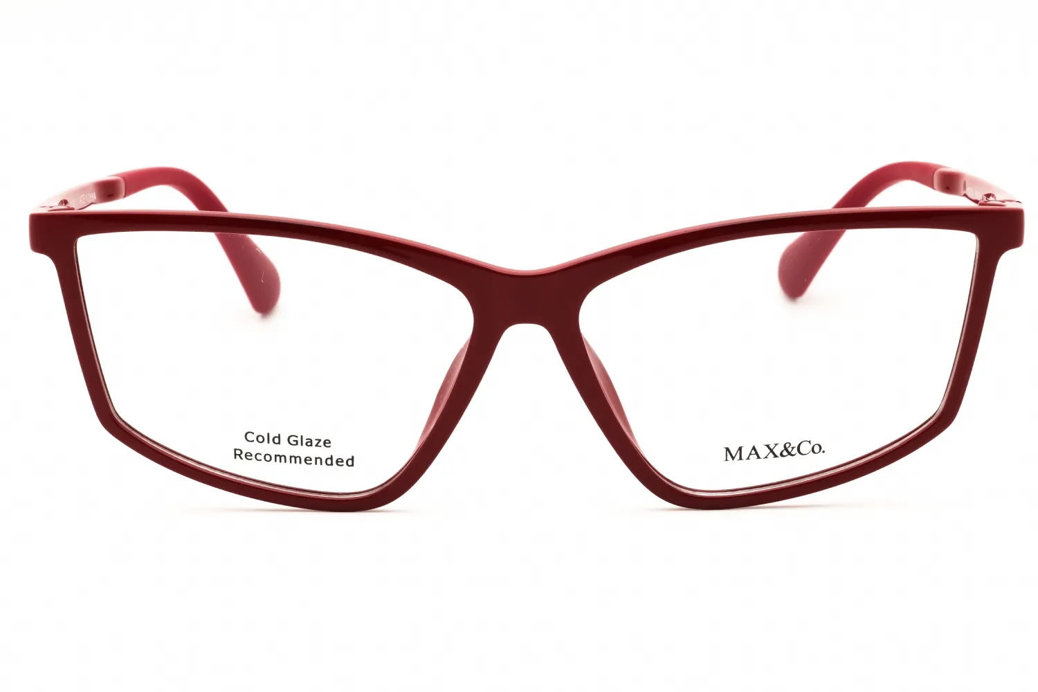 Max & Co MO5013 066 Eyeglasses Shiny Red 57mm Women 2
