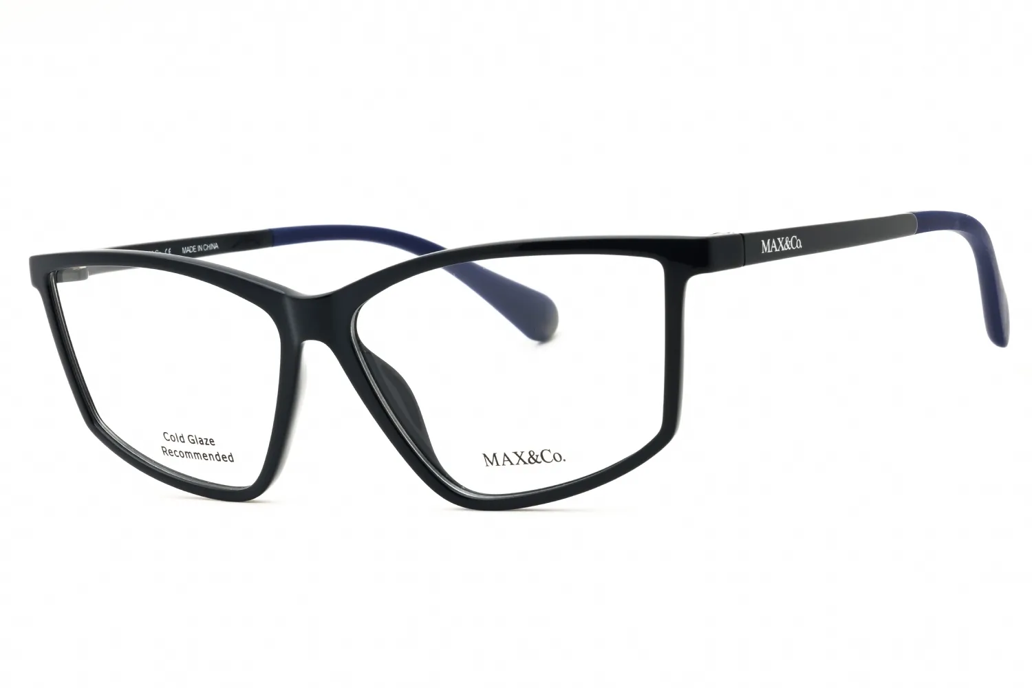 Max & Co MO5013 090 Eyeglasses Shiny Blue 57mm Women