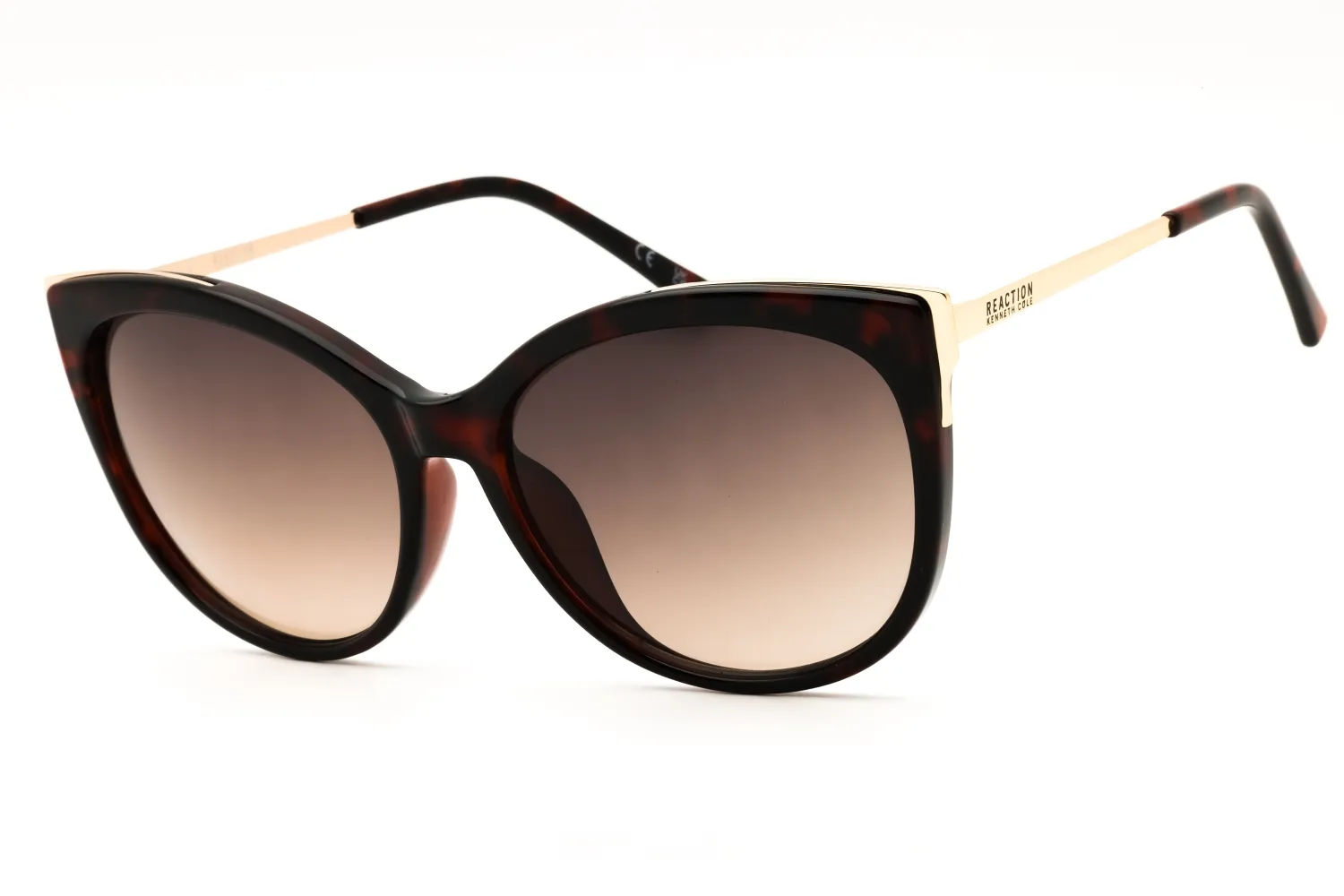 Kenneth Cole Reaction KC1381 52F Sunglasses Dark Havana 59mm Women