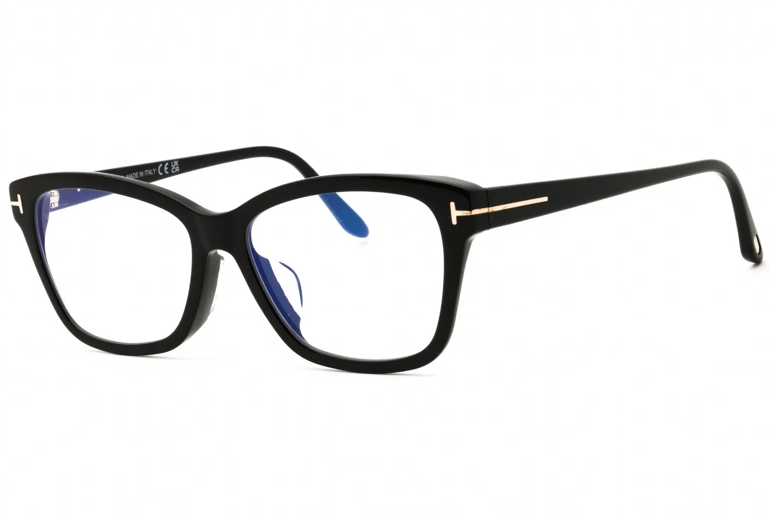 Tom Ford FT5597-F-B 001 Eyeglasses Shiny Black 54mm Women
