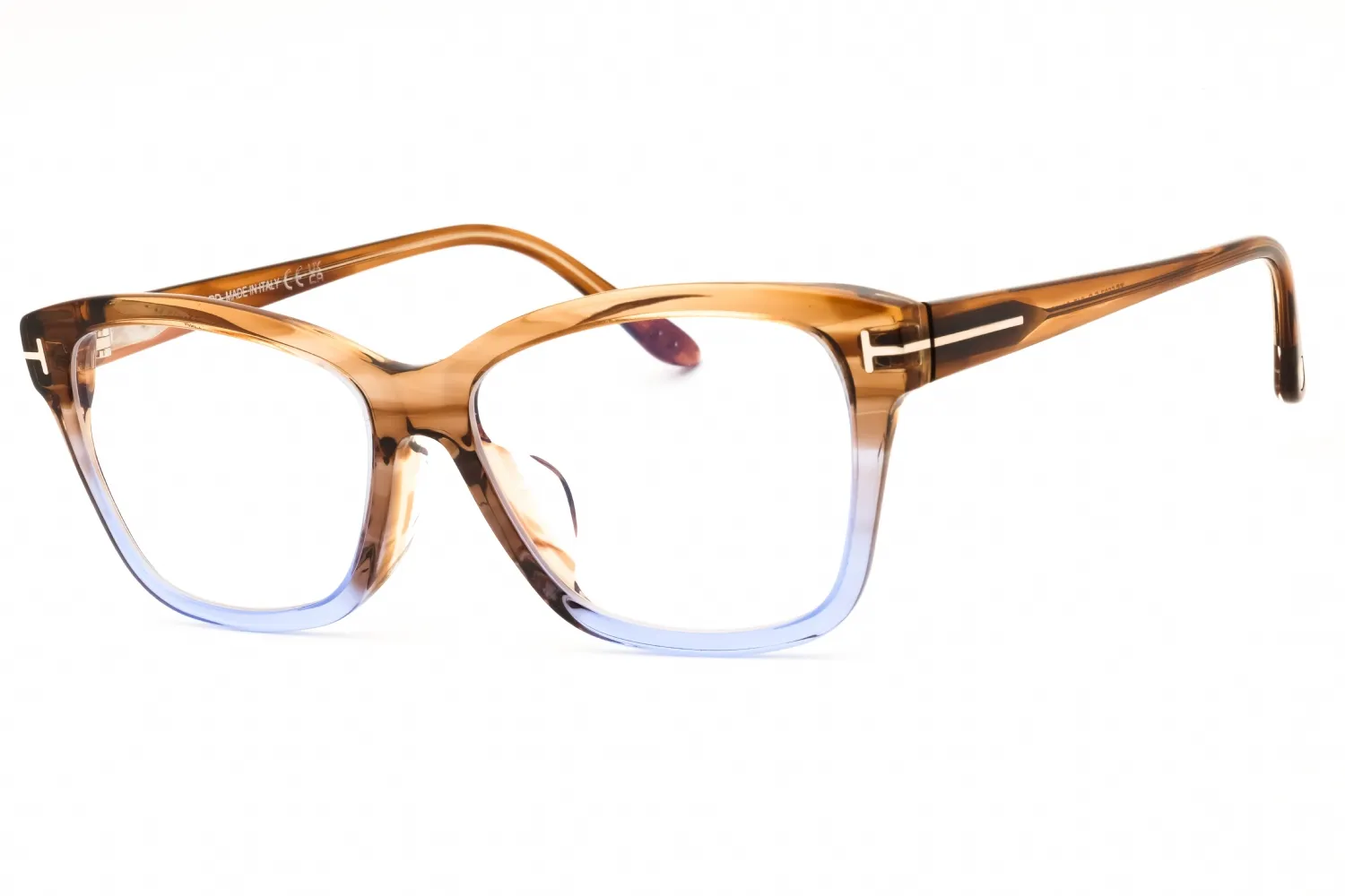 Tom Ford FT5597-F-B 047 Eyeglasses Light Brown 54mm Women