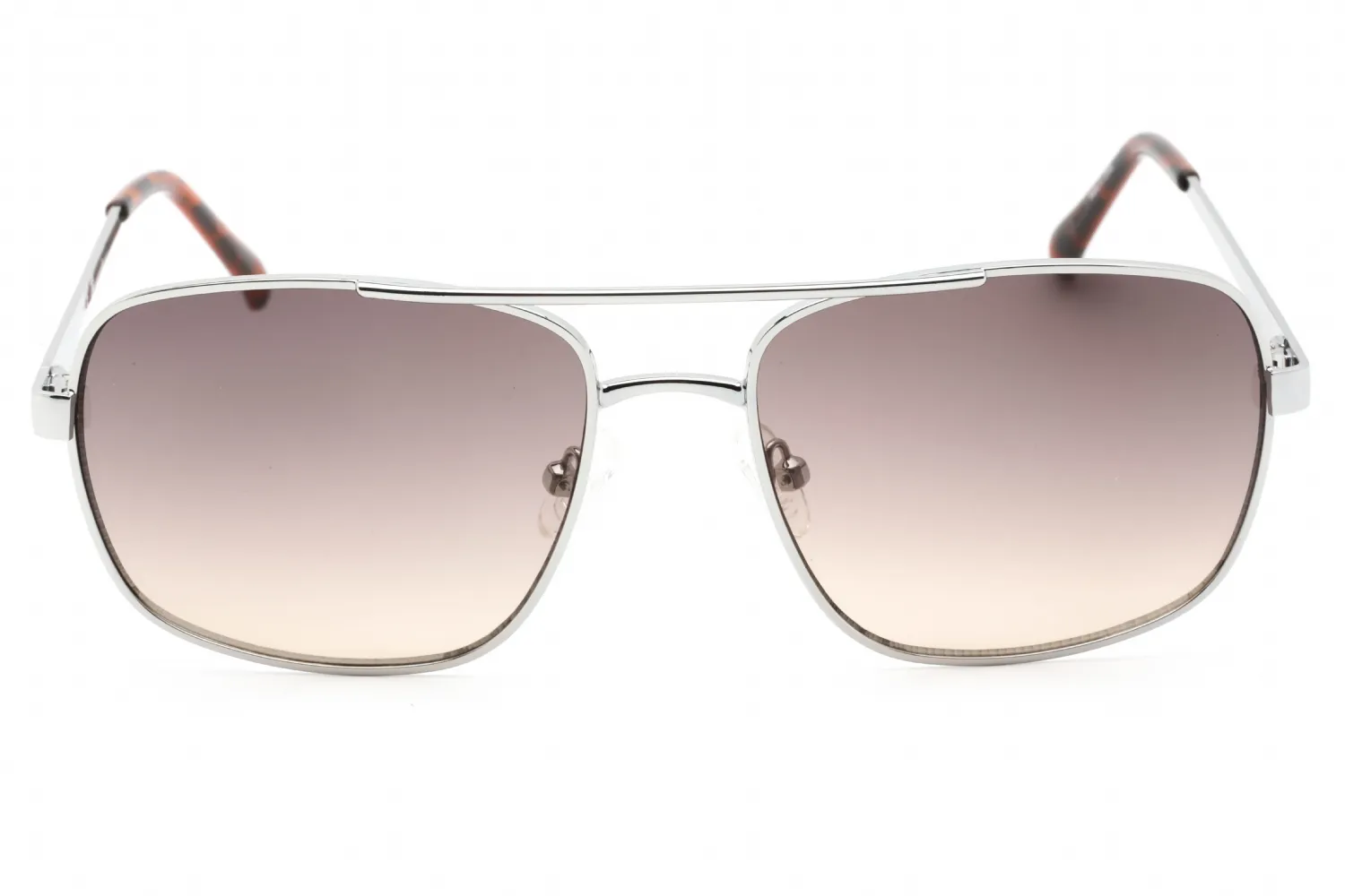 Guess Factory GF0211 10F Sunglasses Shiny Light Nickeltin 58mm Men 2