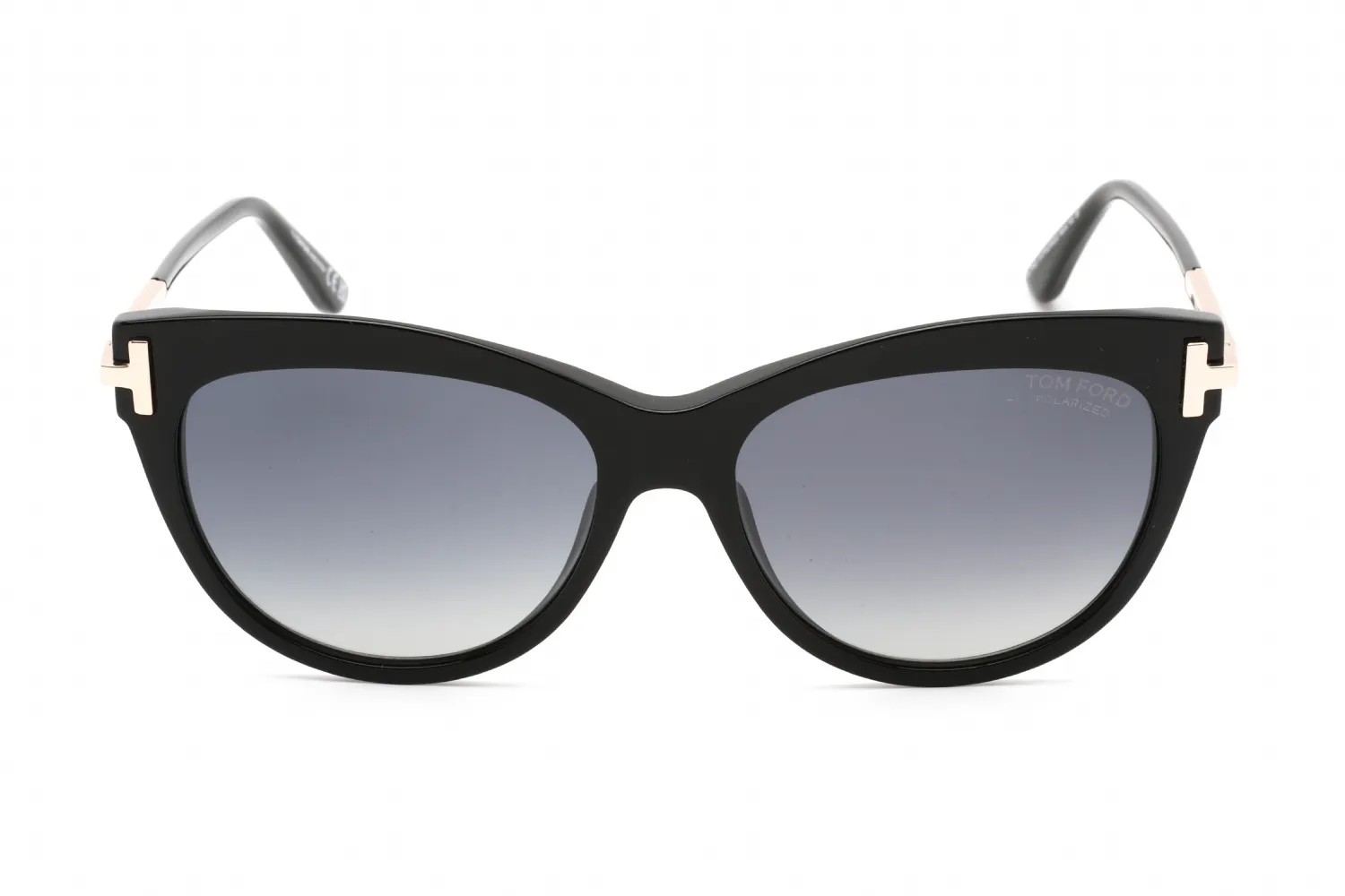 Tom Ford FT0821 01D Sunglasses Shiny Black 56mm Women 2