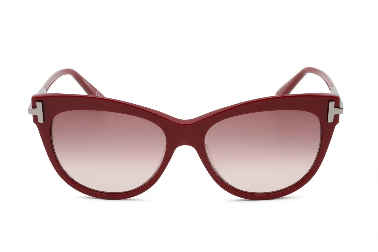 Tom Ford FT0821 69T Sunglasses Shiny Bordeaux 56mm Women 2