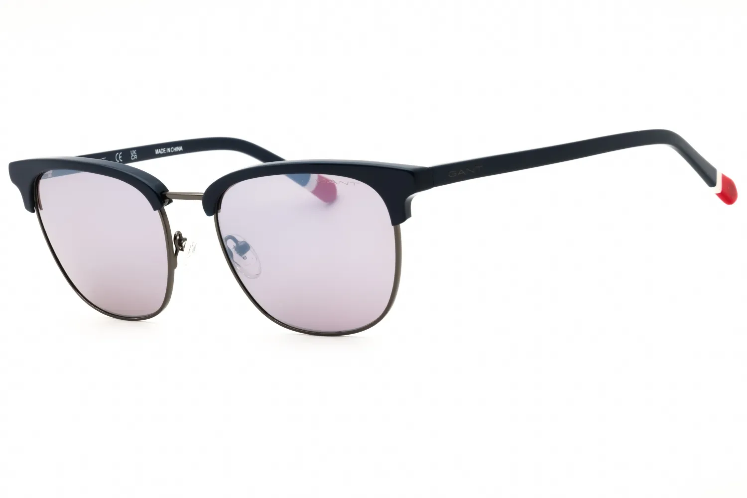 Gant GA7198 90C Sunglasses Shiny Blue 55mm Men