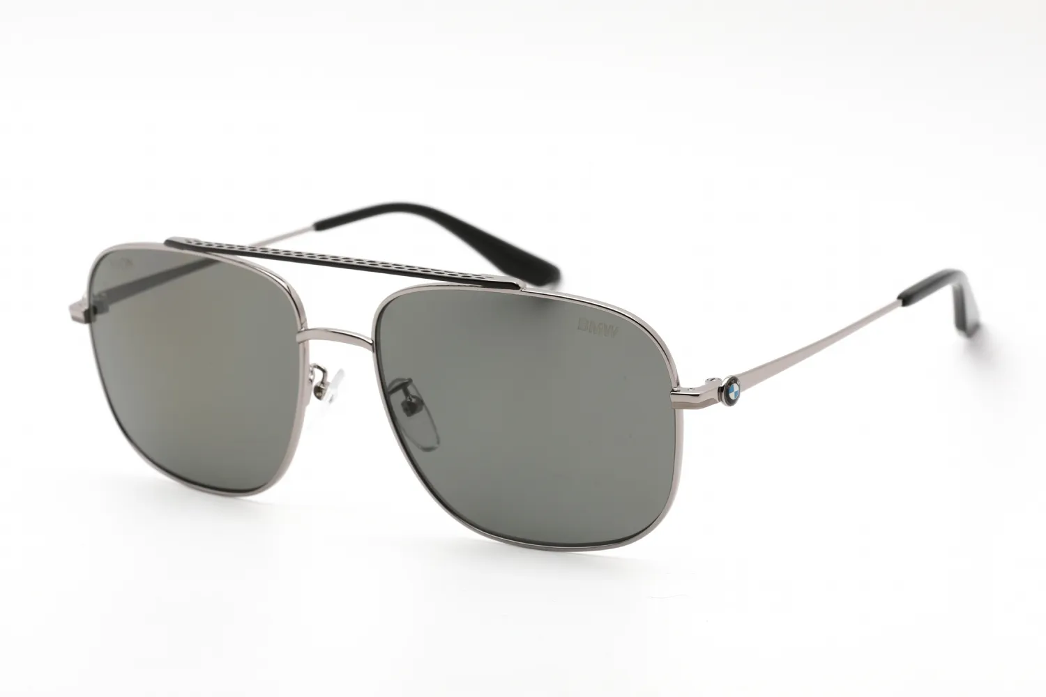 BMW BW0005 14D Sunglasses Shiny Light Ruthenium 60mm Men