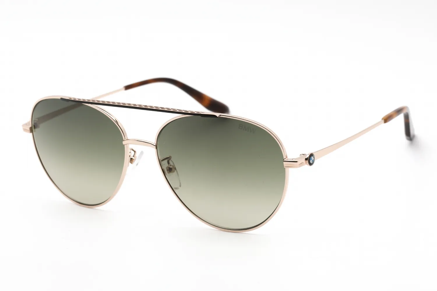 BMW BW0006 28P Sunglasses Shiny Rose Gold 60mm Men