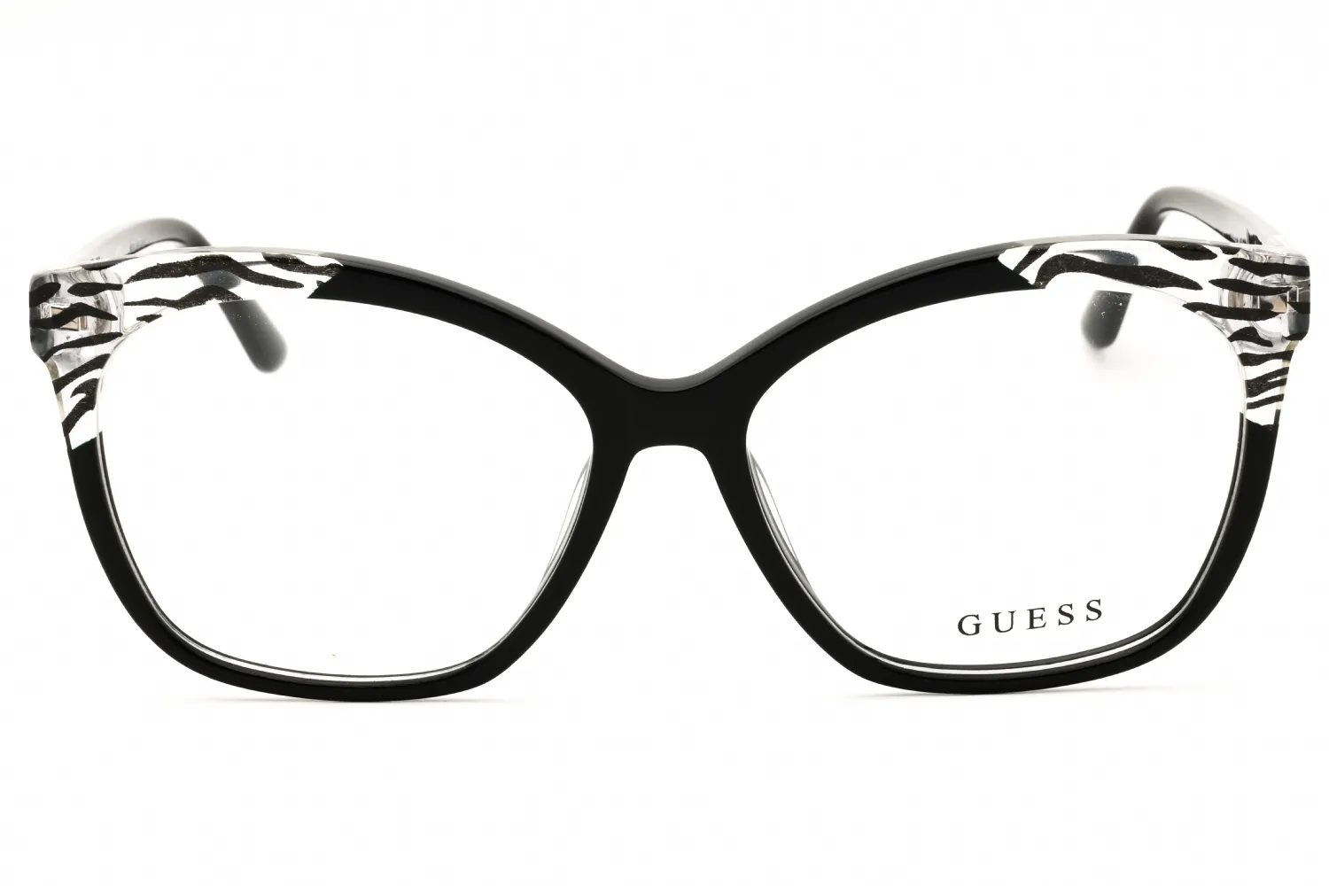 Guess GU2820 001 Eyeglasses Shiny Black 55mm Women 2