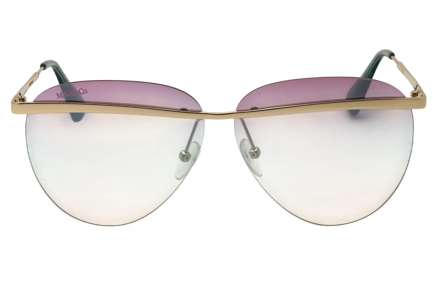Max & Co MO0017 32Z Sunglasses Gold 60mm Women 2