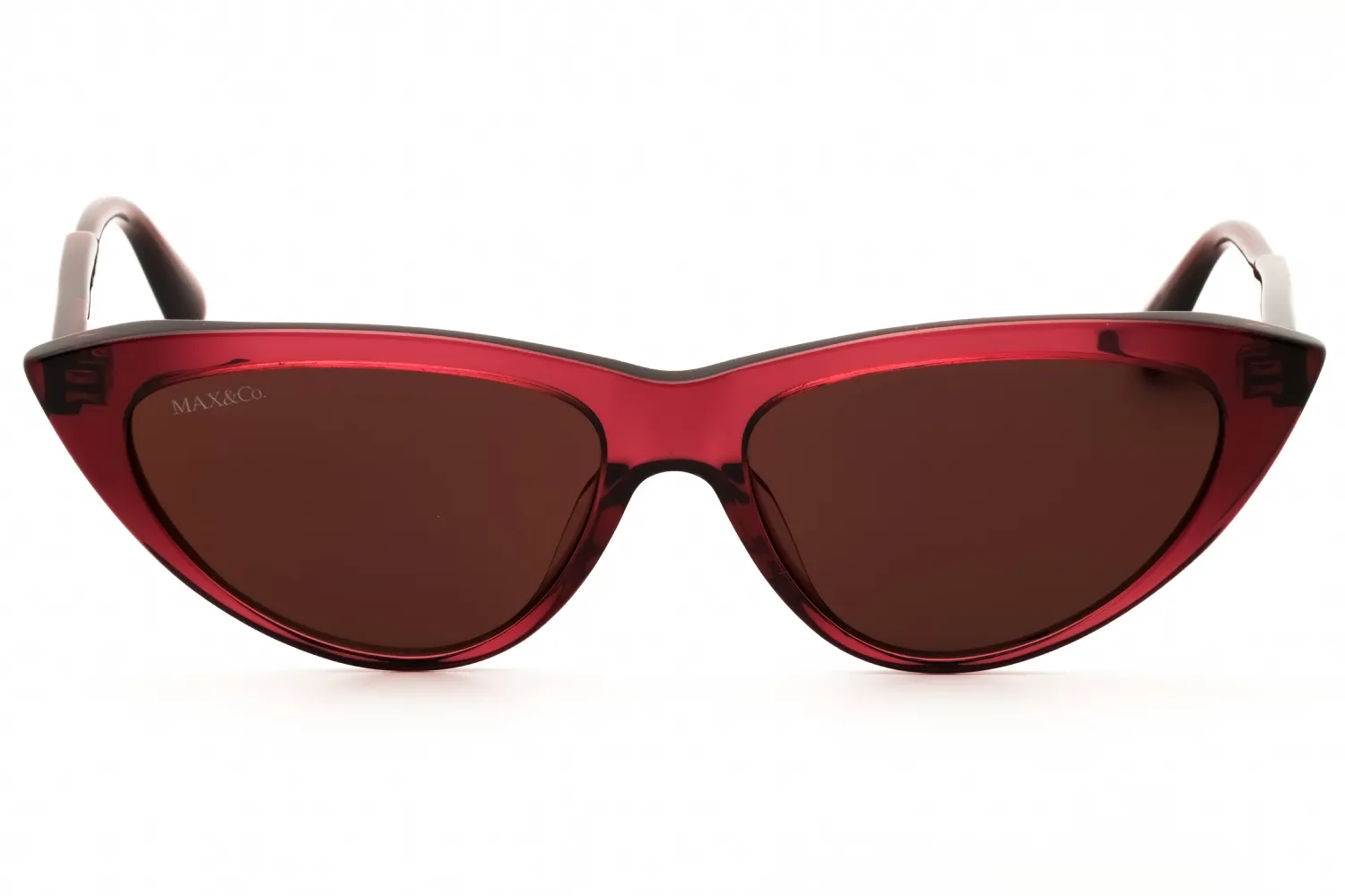 Max & Co MO0024 66G Sunglasses Shiny Red 54mm Women 2
