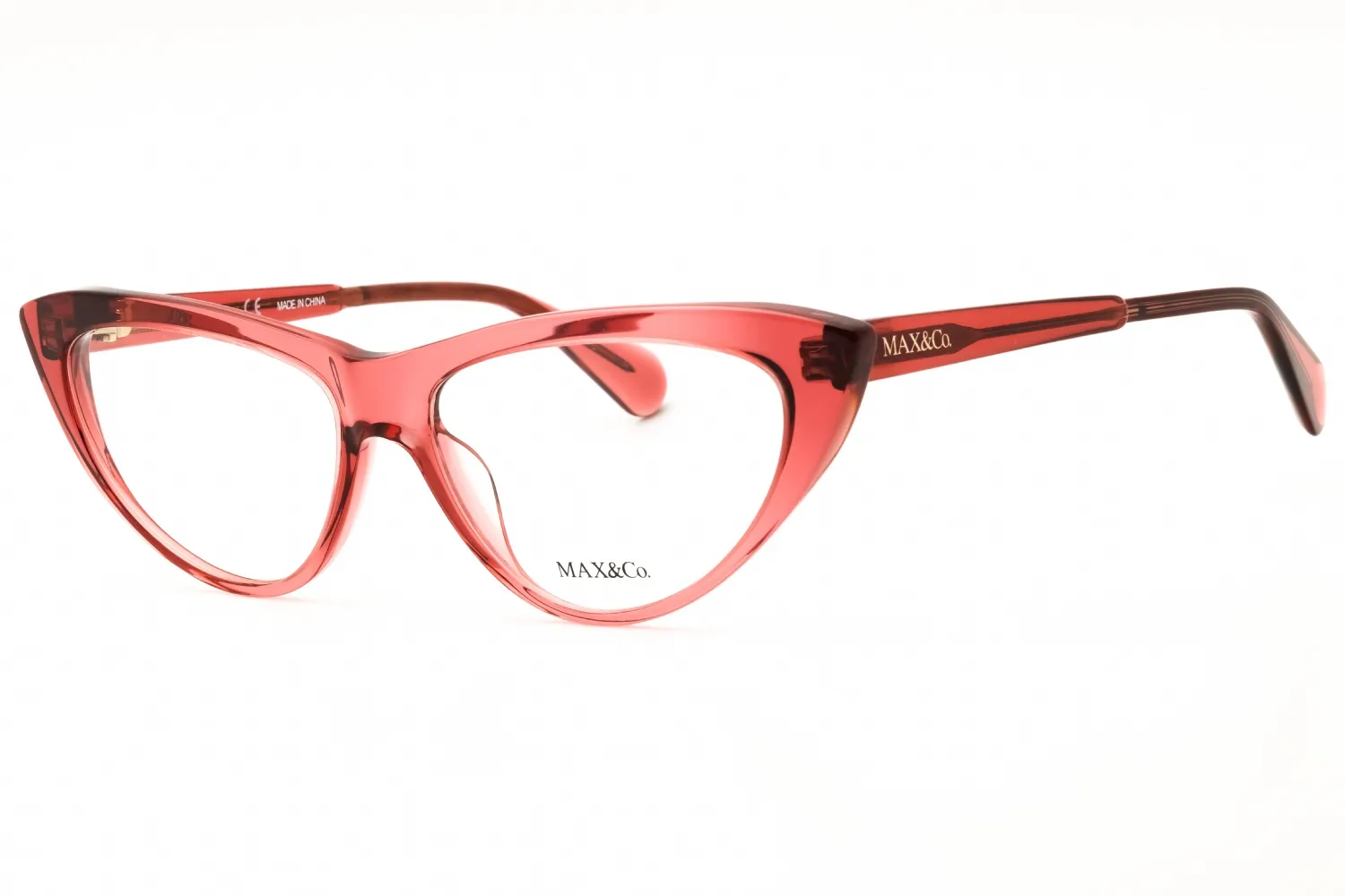 Max & Co MO5015 066 Eyeglasses Shiny Red 54mm Women