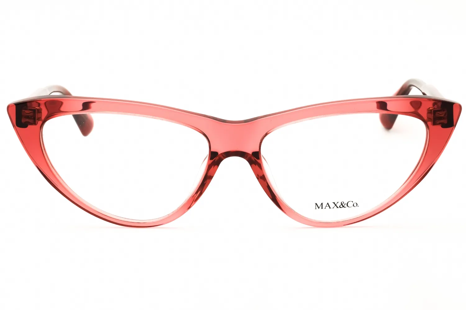 Max & Co MO5015 066 Eyeglasses Shiny Red 54mm Women 2