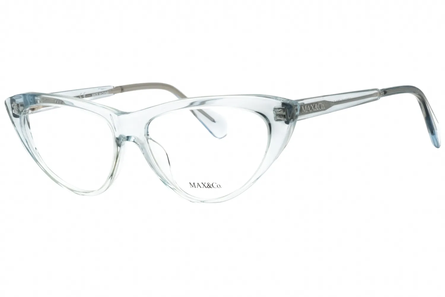 Max & Co MO5015 084 Eyeglasses Shiny Light Blue 54mm Men