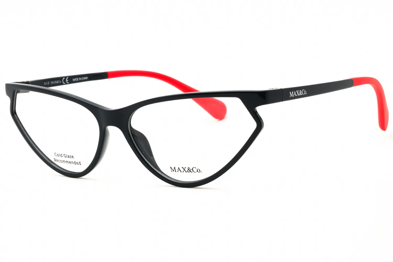 Max & Co MO5026 090 Eyeglasses Shiny Blue 59mm Women