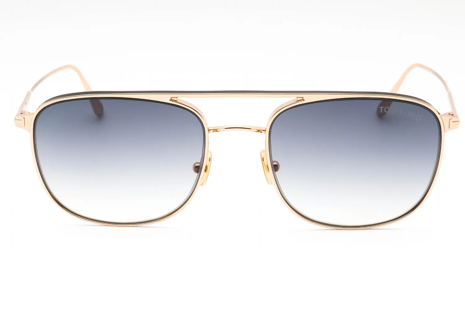 Tom Ford FT0827 28B Sunglasses Shiny Rose Gold 56mm Men 2