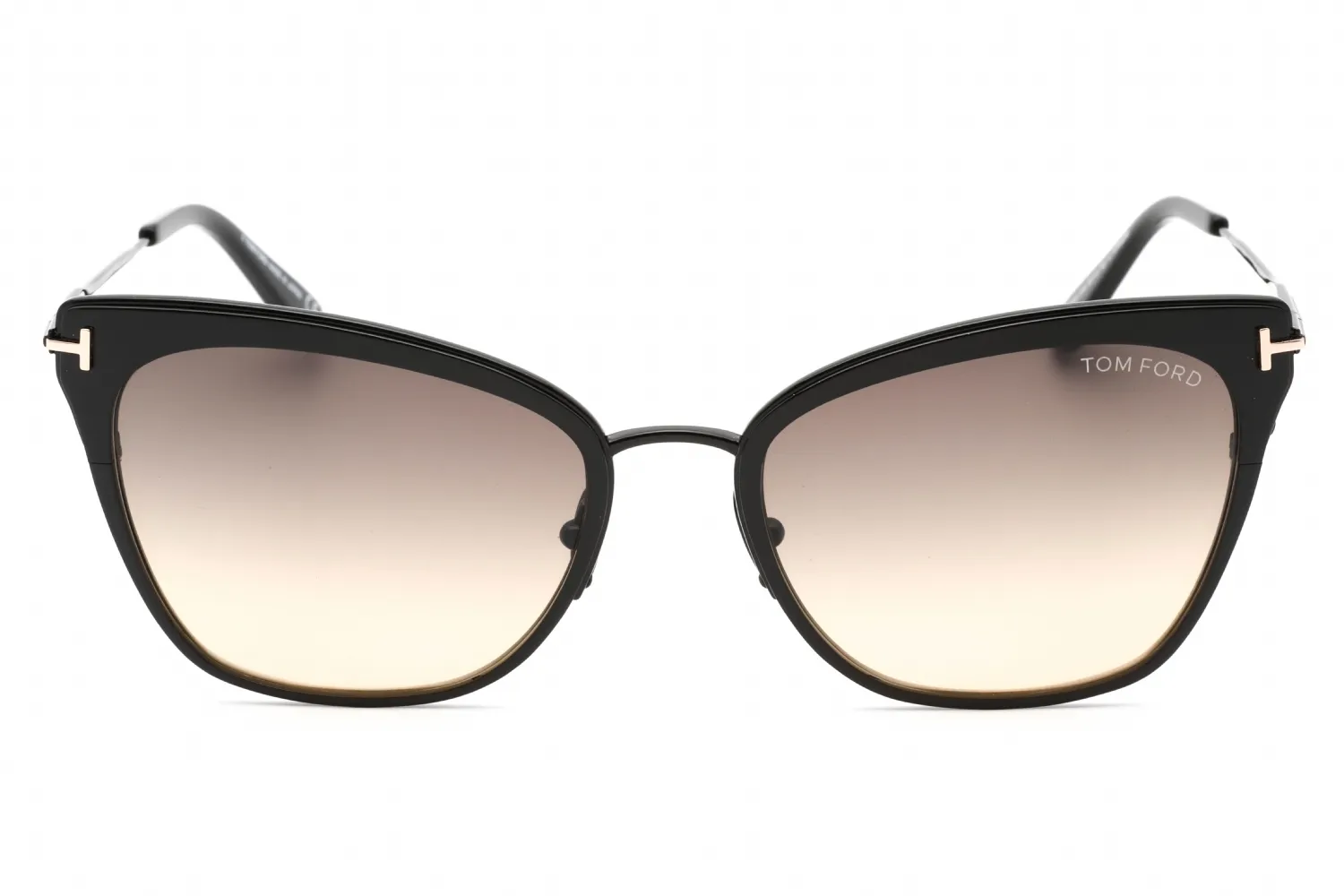 Tom Ford FT0843 01B Sunglasses Shiny Black 56mm Women 2