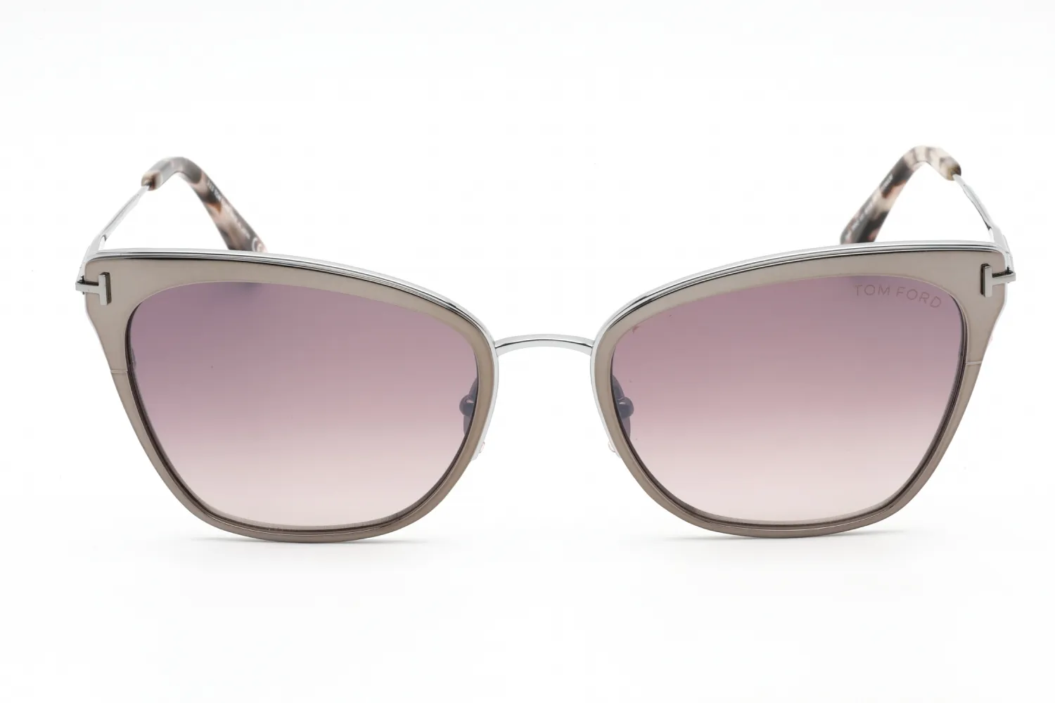 Tom Ford FT0843 12U Sunglasses Shiny Dark Ruthenium 56mm Women 2