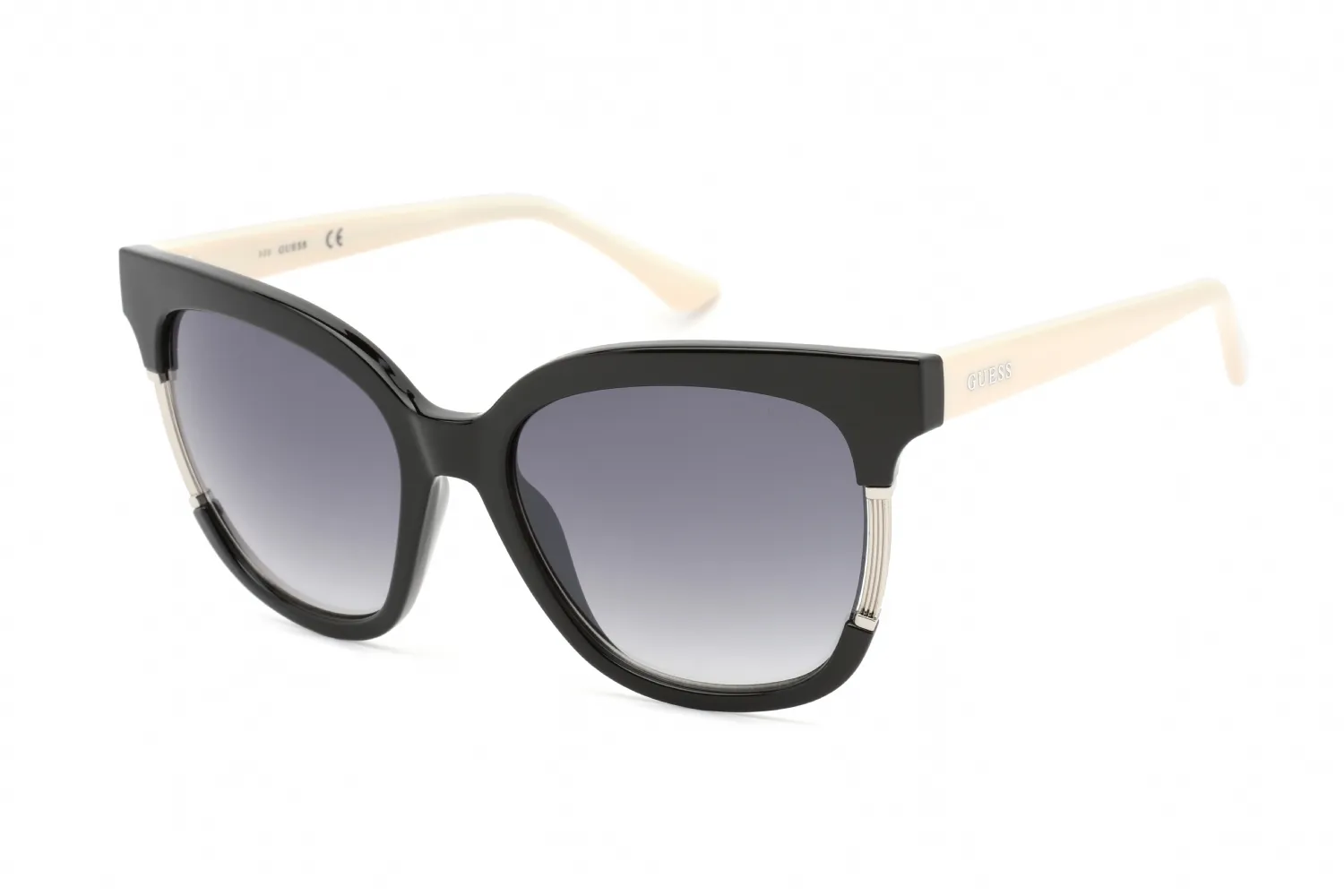Guess GU7726 01B Sunglasses Shiny Black 55mm Women