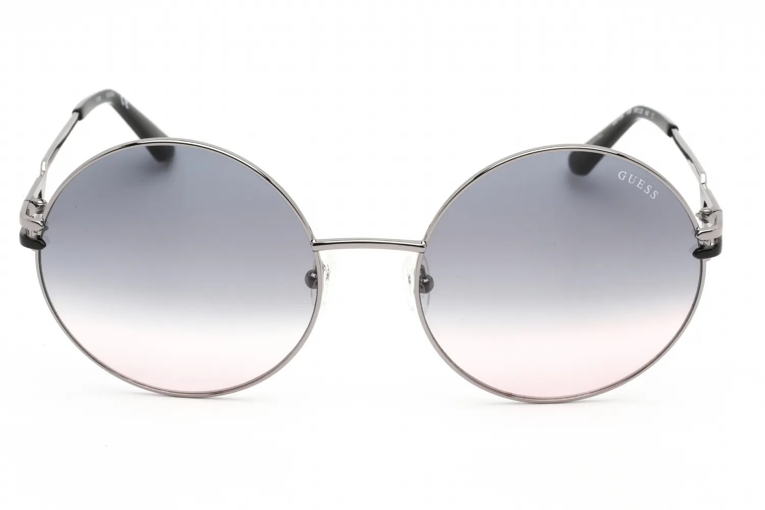Guess GU7734 10B Sunglasses Shiny Light Nickeltin 60mm Women 2