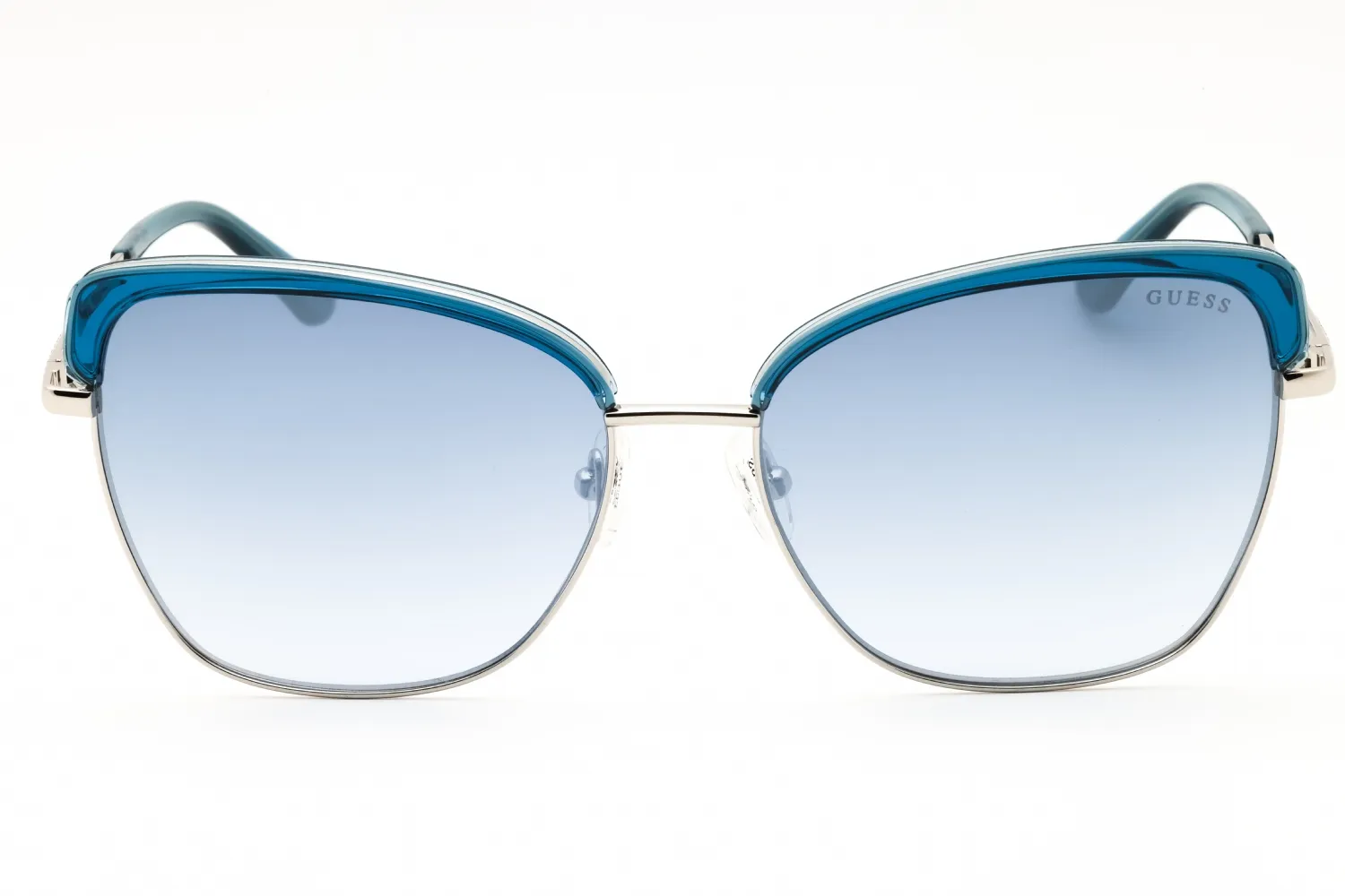 Guess GU7738 90W Sunglasses Shiny Blue 58mm Women 2