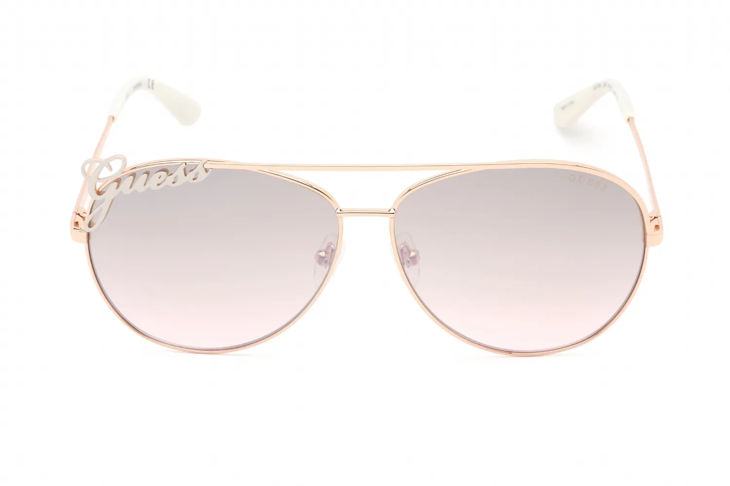 Guess GU7739 28G Sunglasses Shiny Rose Gold 60mm Women 2