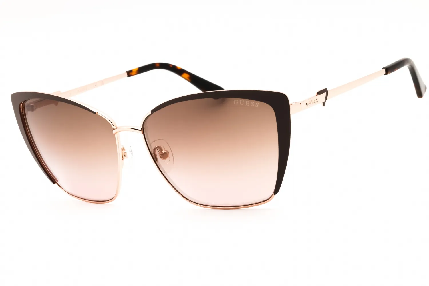 Guess GU7743 48G Sunglasses Shiny Dark Brown 59mm Women