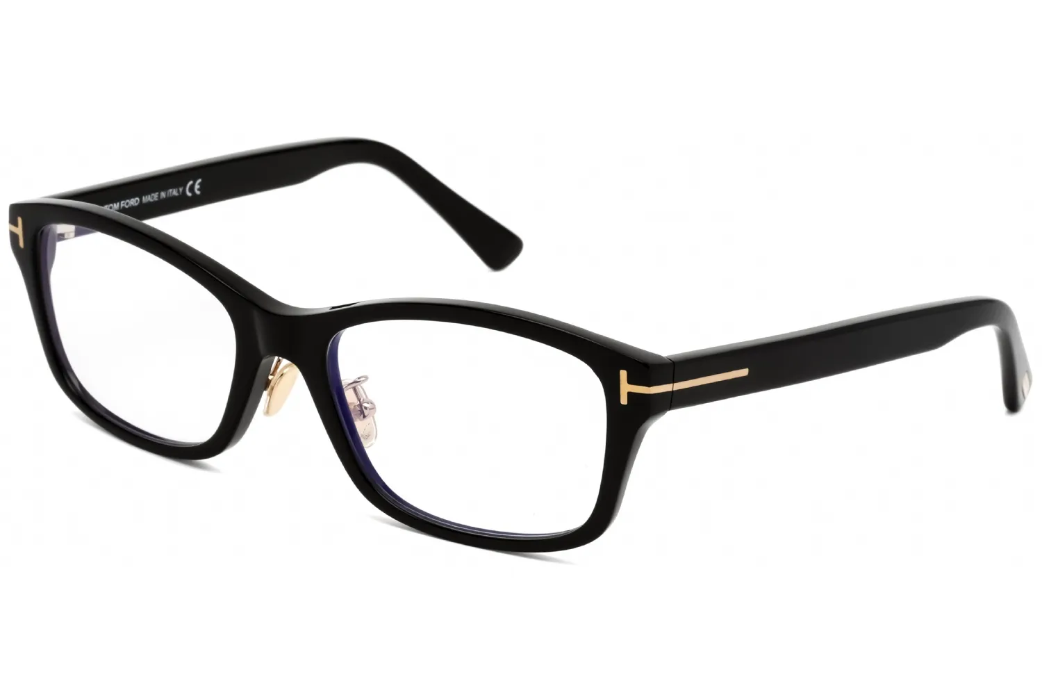 Tom Ford FT5724-D-B 001 Eyeglasses Shiny Black 56mm Unisex
