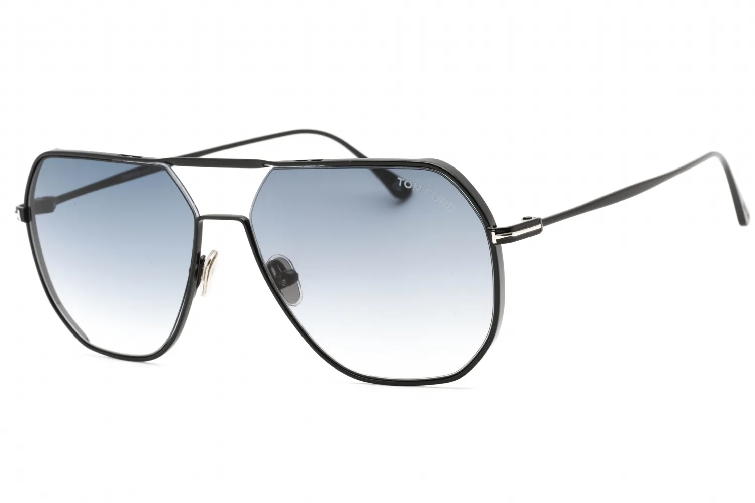 Tom Ford FT0852 01B Sunglasses Shiny Black 59mm Men