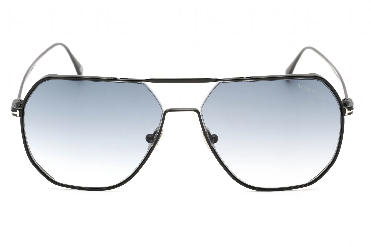 Tom Ford FT0852 01B Sunglasses Shiny Black 59mm Men 2