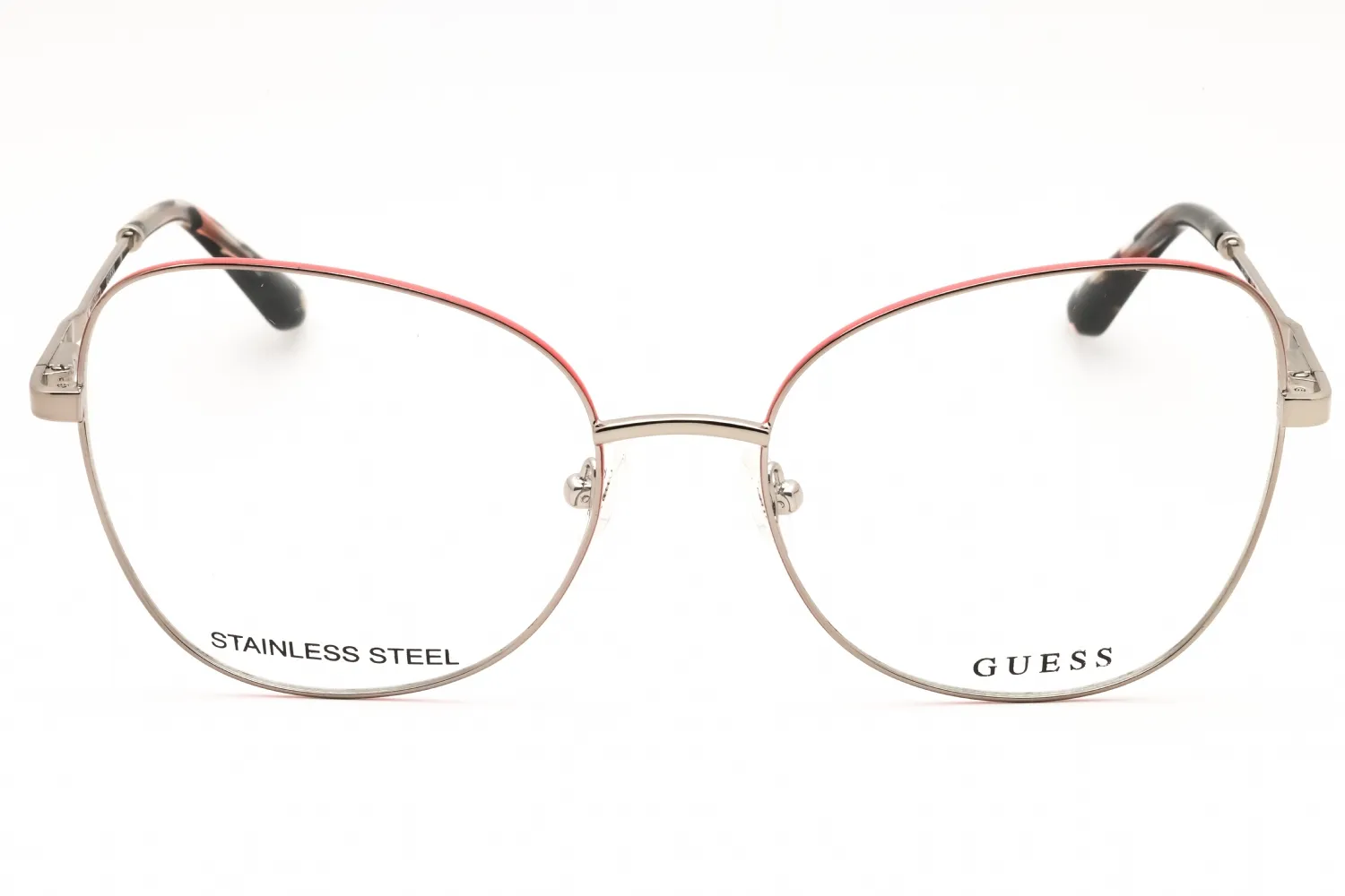 Guess GU2850 006 Eyeglasses Shiny Dark Nickeltin 57mm Women 2