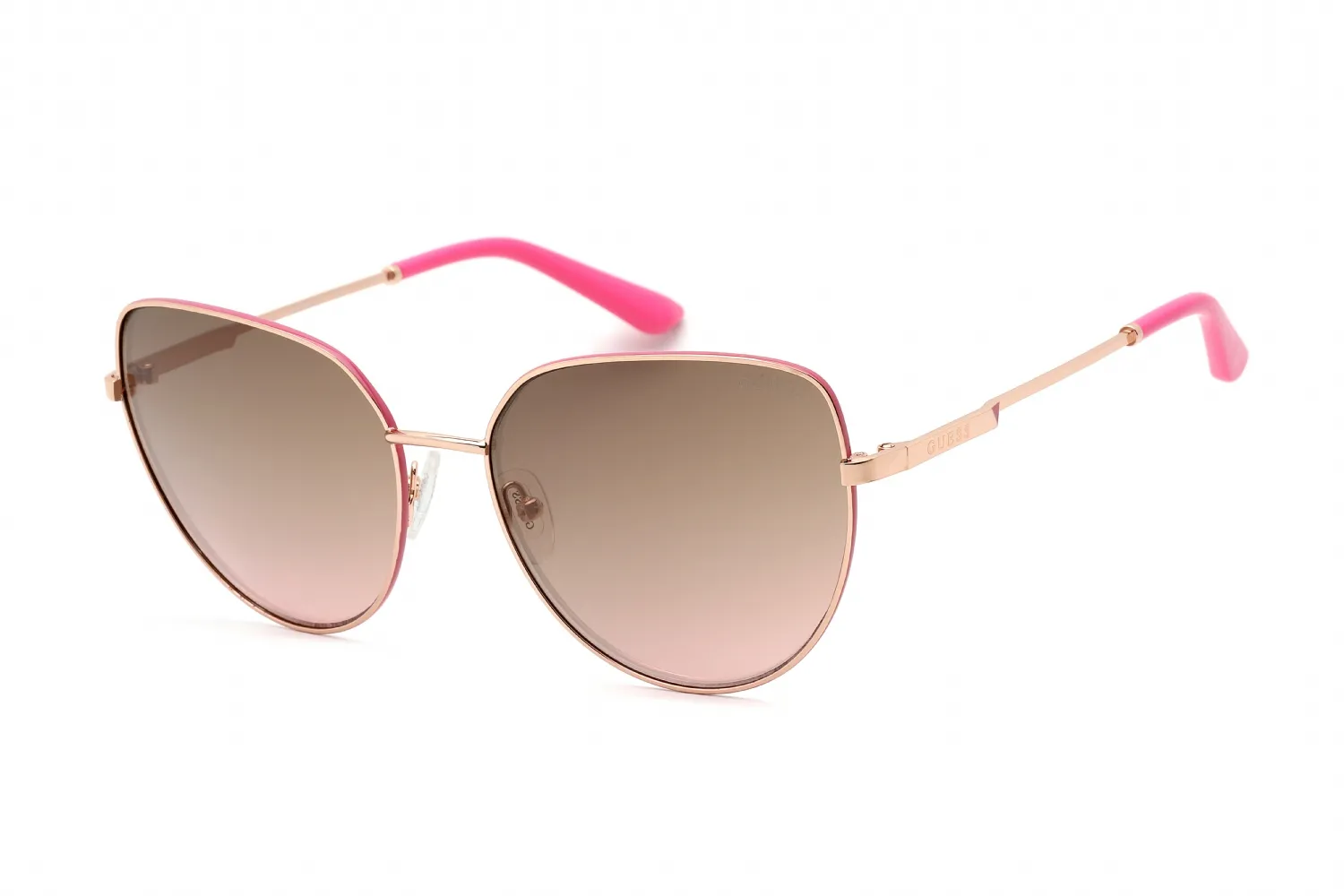 Guess GU7784 28G Sunglasses Shiny Rose Gold 59mm Women