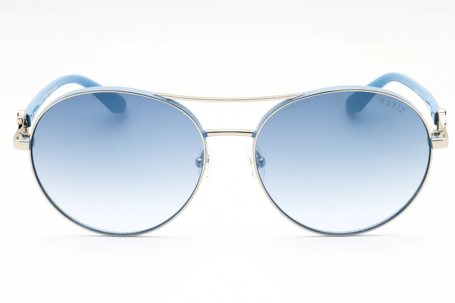 Guess GU7791-S 10W Sunglasses Shiny Light Nickeltin 62mm Women 2